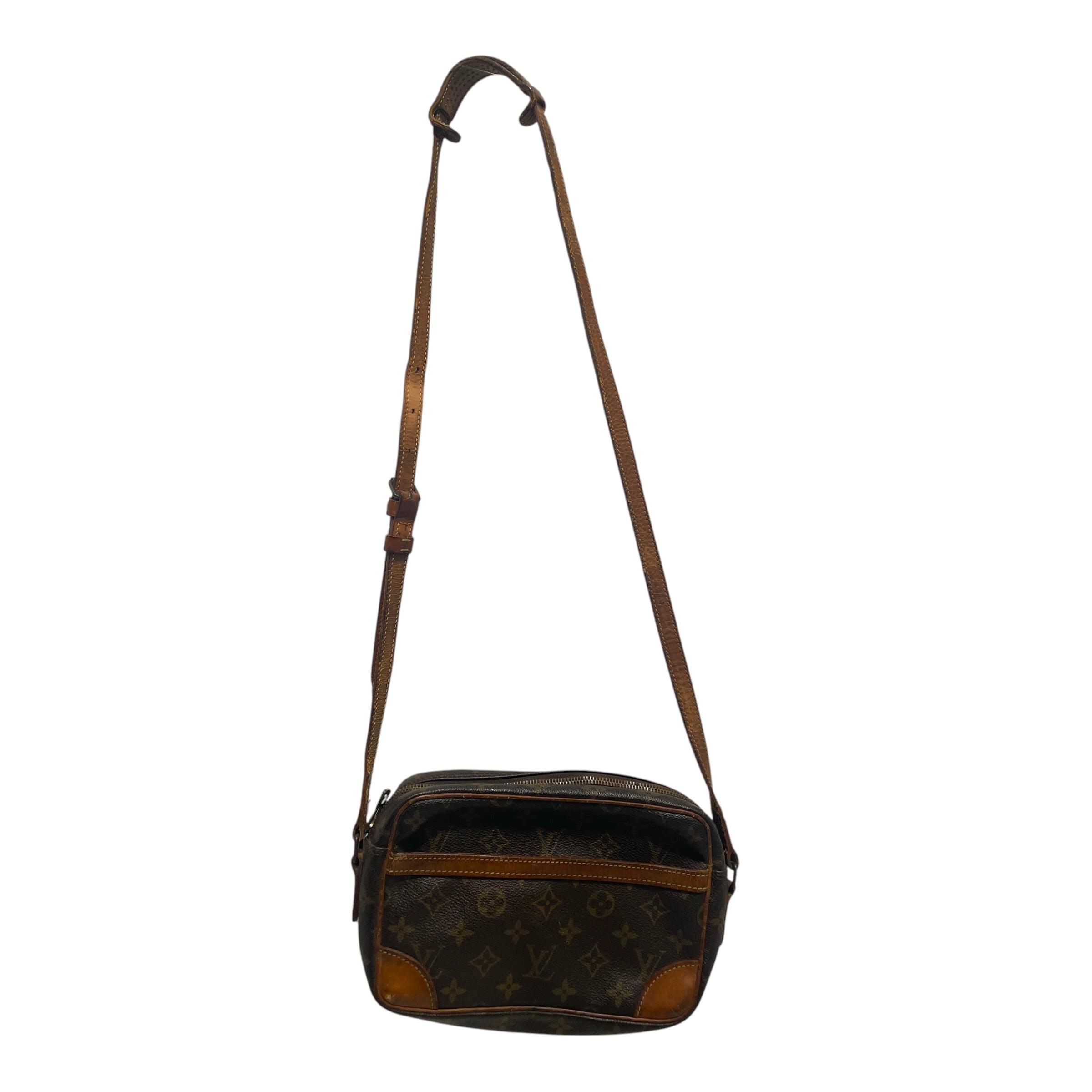 LOUIS VUITTON/Cross Body Bag/Monogram/Leather/BRW/Trocadero 23 view 1