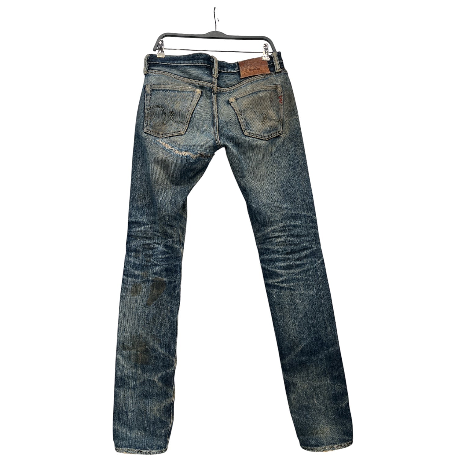 IRON HEART/Pants/L/Denim/IDG/REPAIRED SELVEDGE DENIM view 2