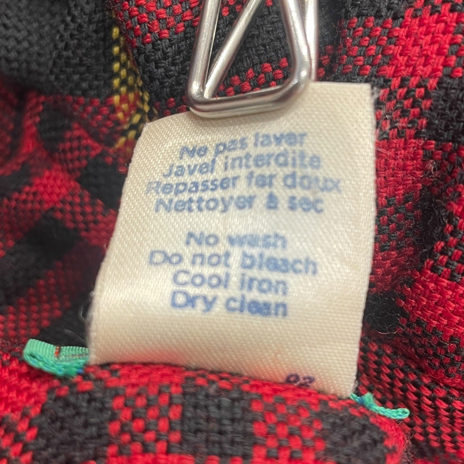 KENZO/Dress/42/Plaid/Wool/MLT/VINTAGE view 4