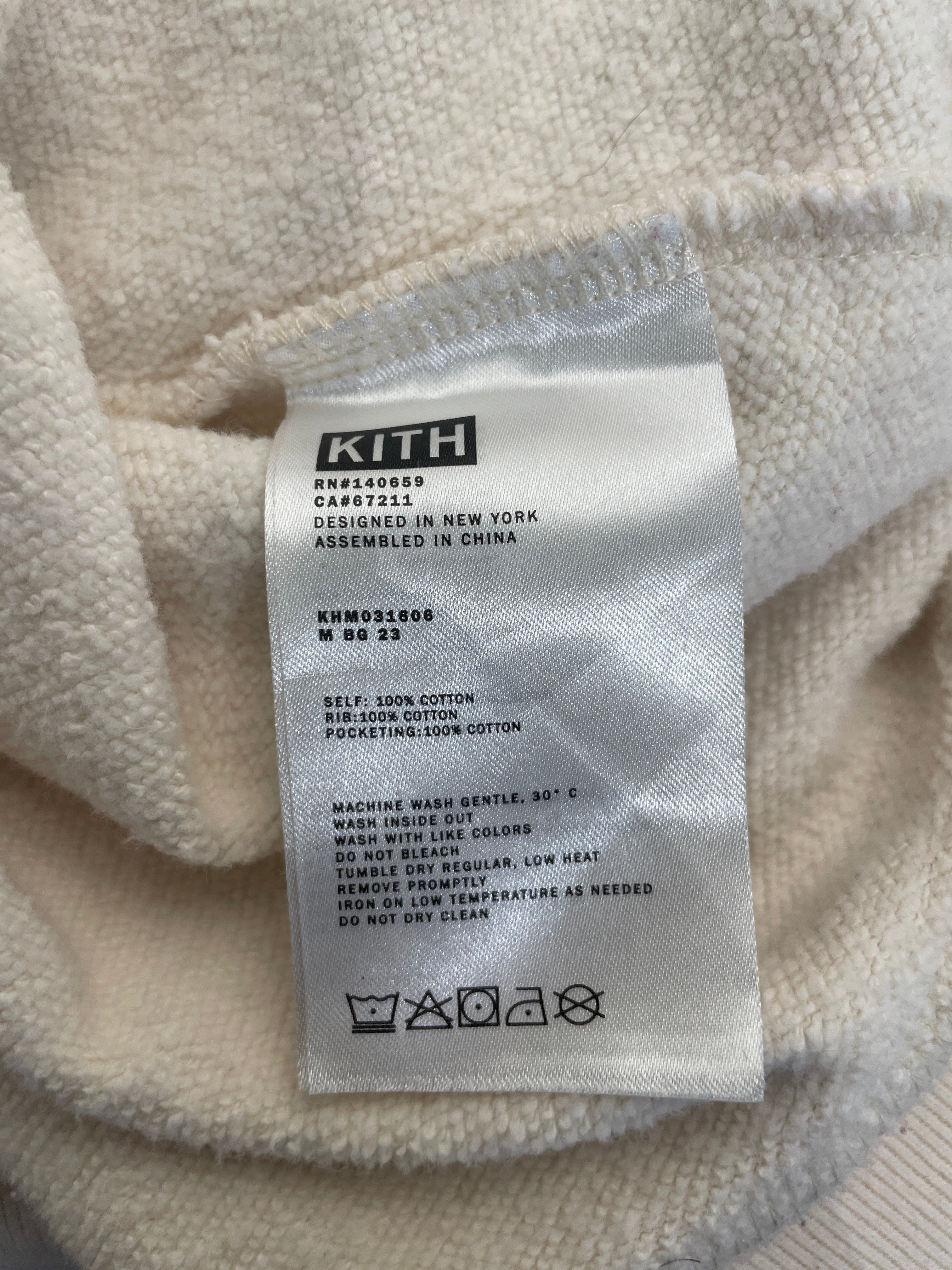 KITH/BERGDORF GOODMAN/Hoodie/L/Cotton/CRM/ view 4