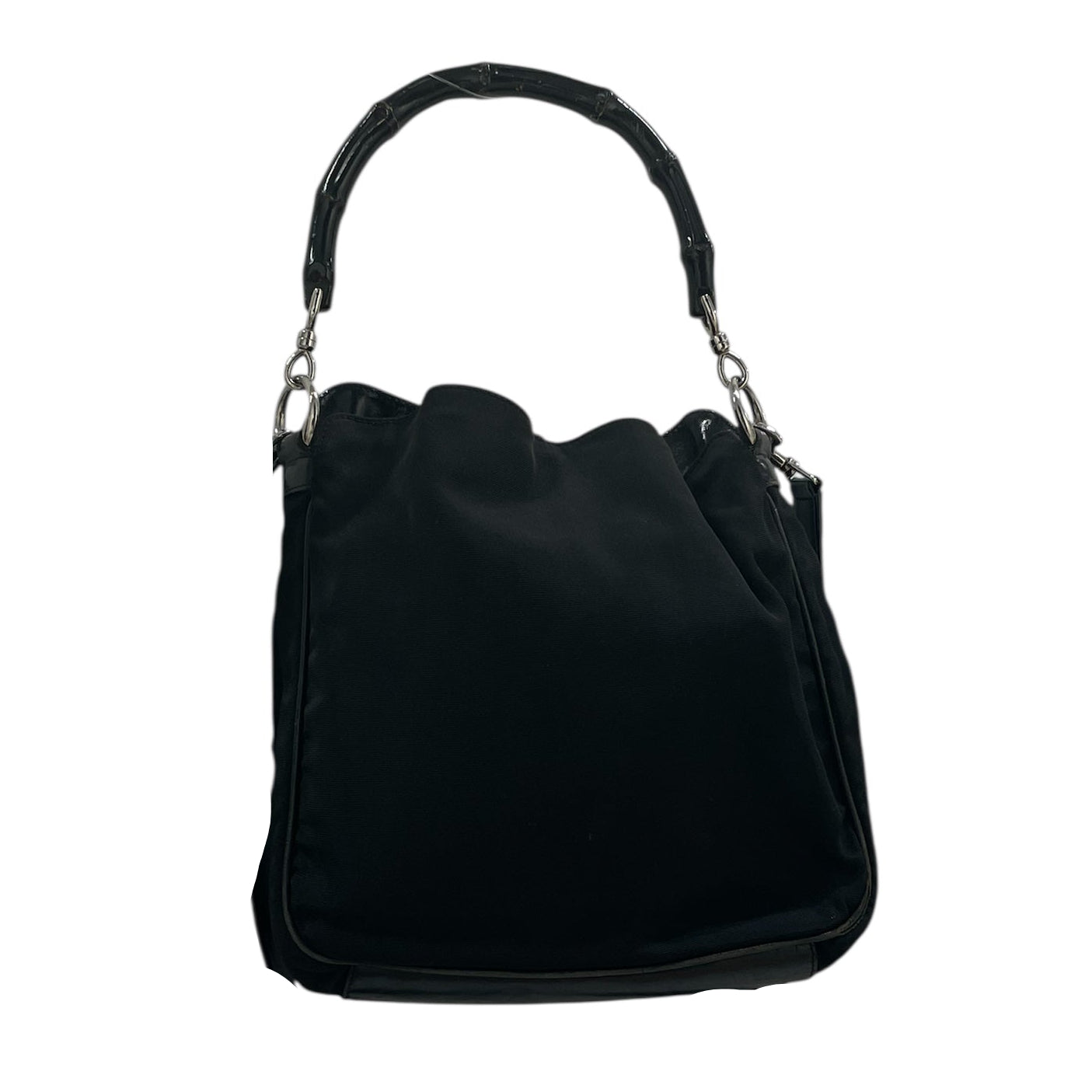 GUCCI/Cross Body Bag/OS/Nylon/BLK/BAMBOO/ #0021638 view 2