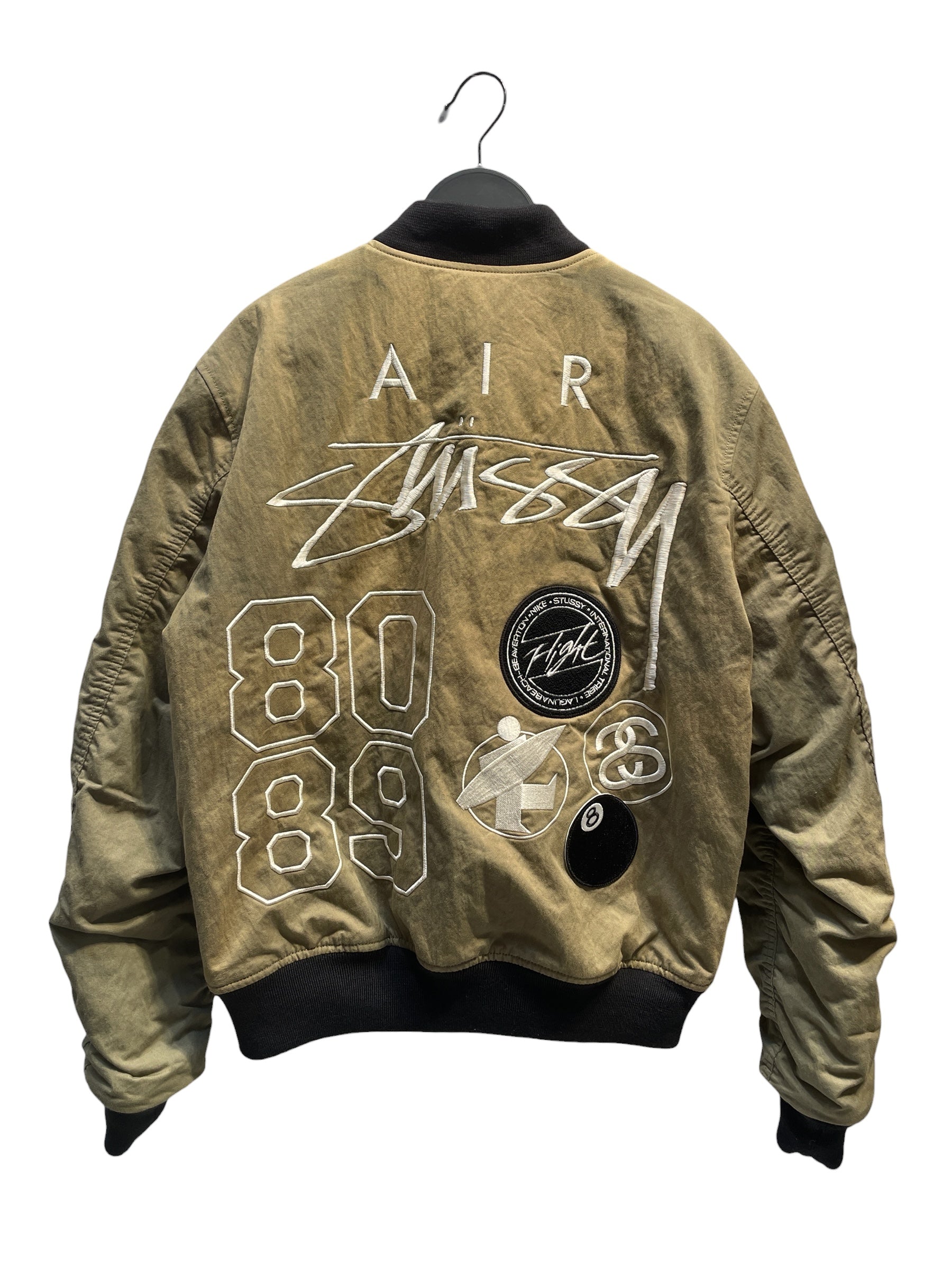 STUSSY/NIKE/Jacket/XS/Cotton/GRN/Reversable view 2