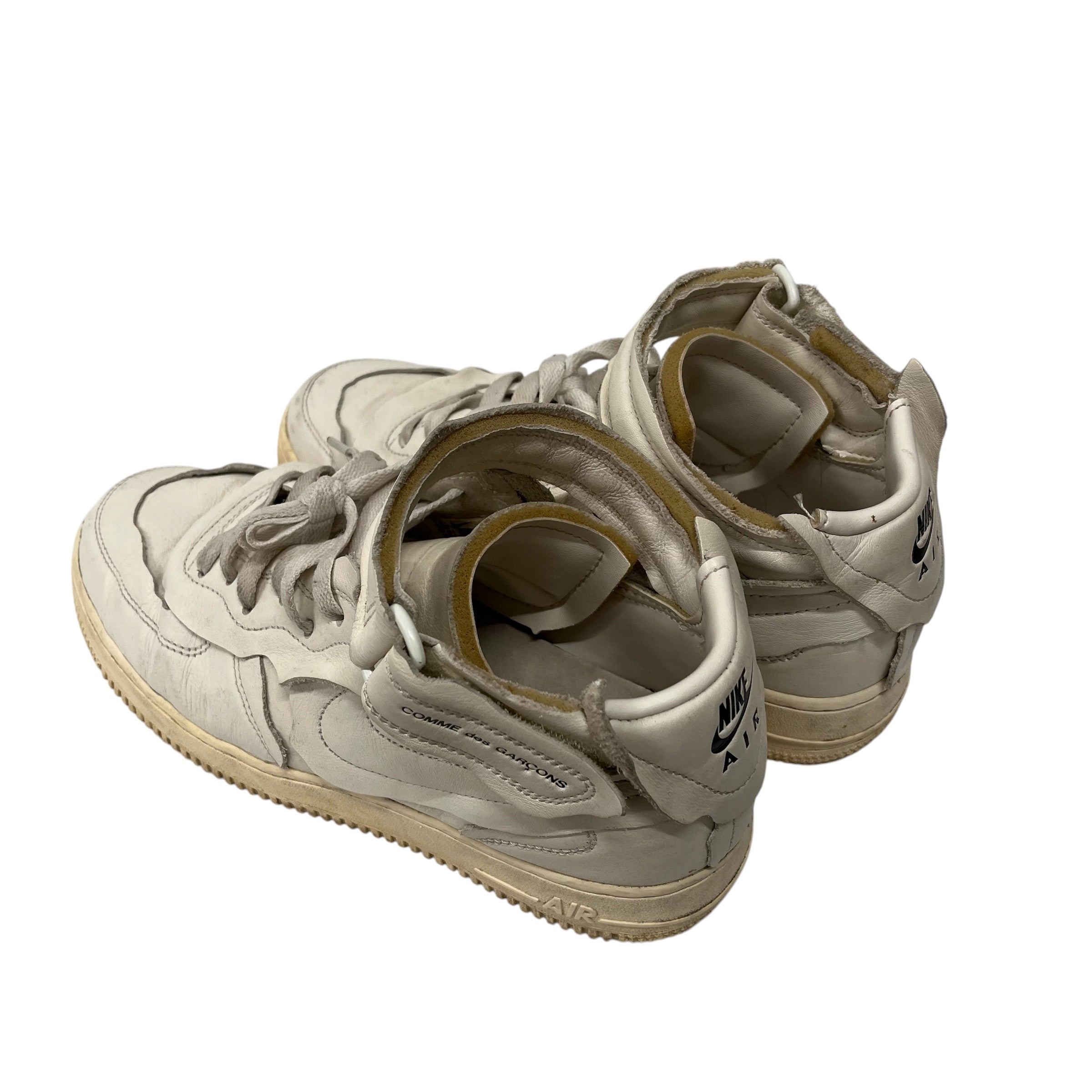 NIKE/AIR FORCE 1 /Hi-Sneakers/US 7.5/Leather/CRM/DC3601-100 view 2