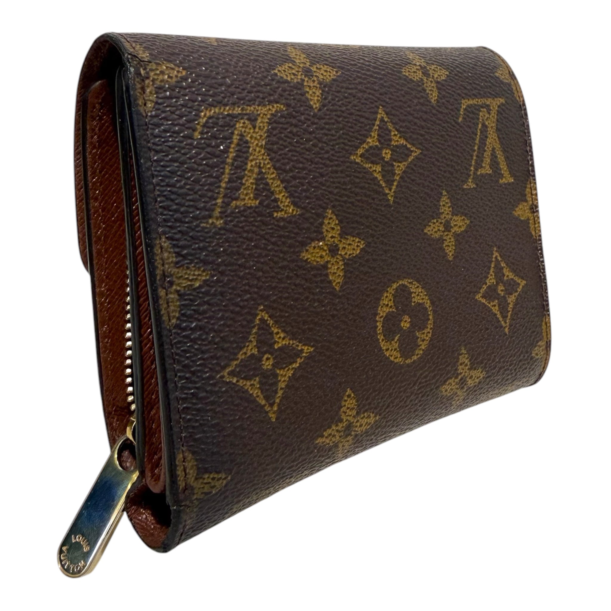 LOUIS VUITTON/Wallet/Monogram/Leather/BRW/Joey Koala Push-Lock Wallet view 2