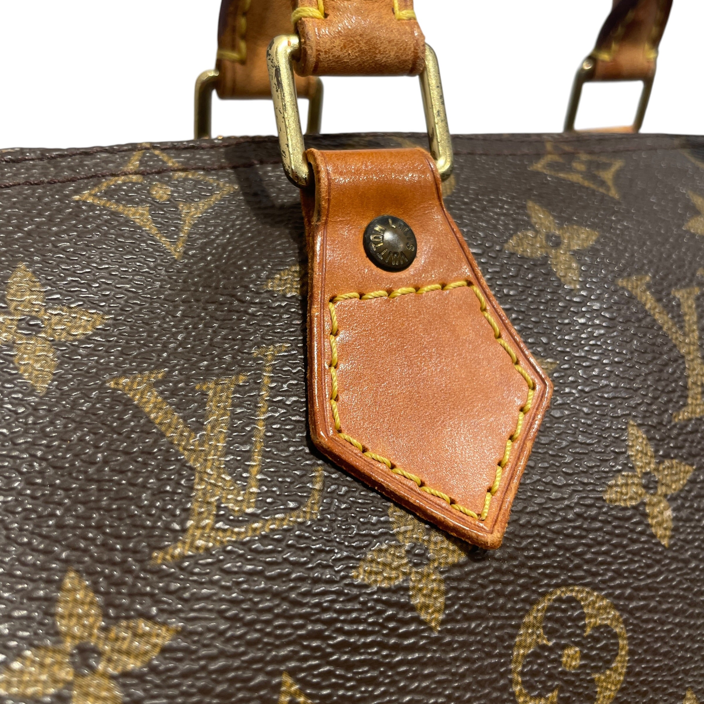 LOUIS VUITTON/Hand Bag/Monogram/Leather/BRW/Speedy 30 view 6