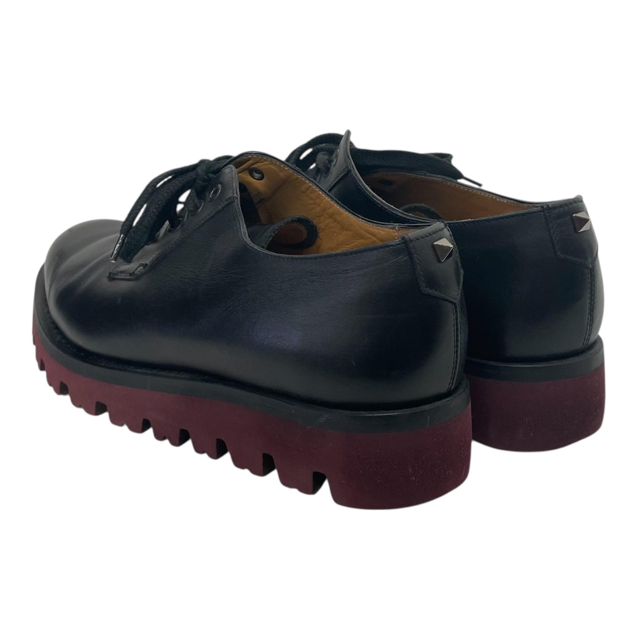VALENTINO GARAVANI/Dress Shoes/US 11/Leather/BLK/LACE UP DERBY view 2