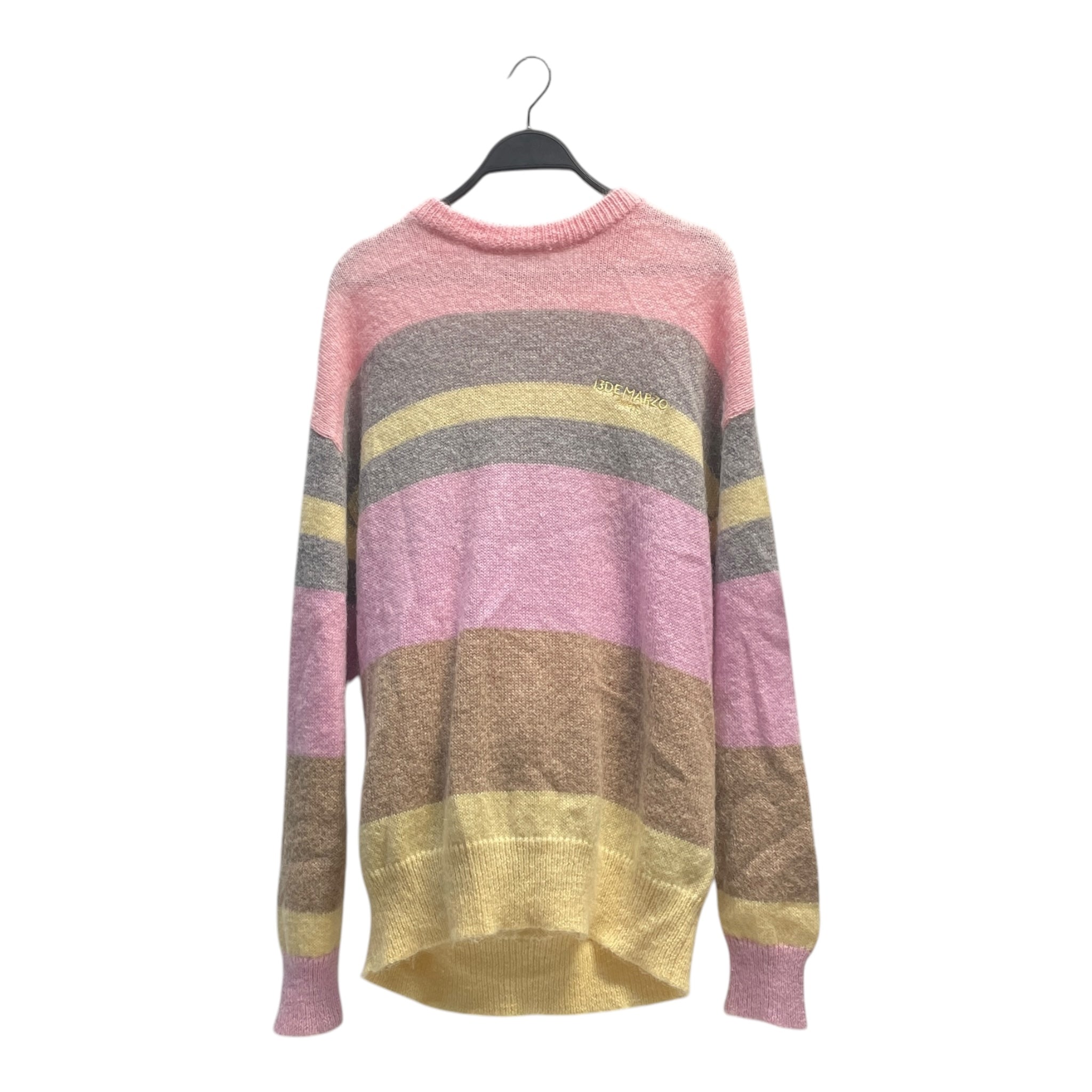 13 De Marzo/Sweater/Stripe/Wool/PNK/ view 1