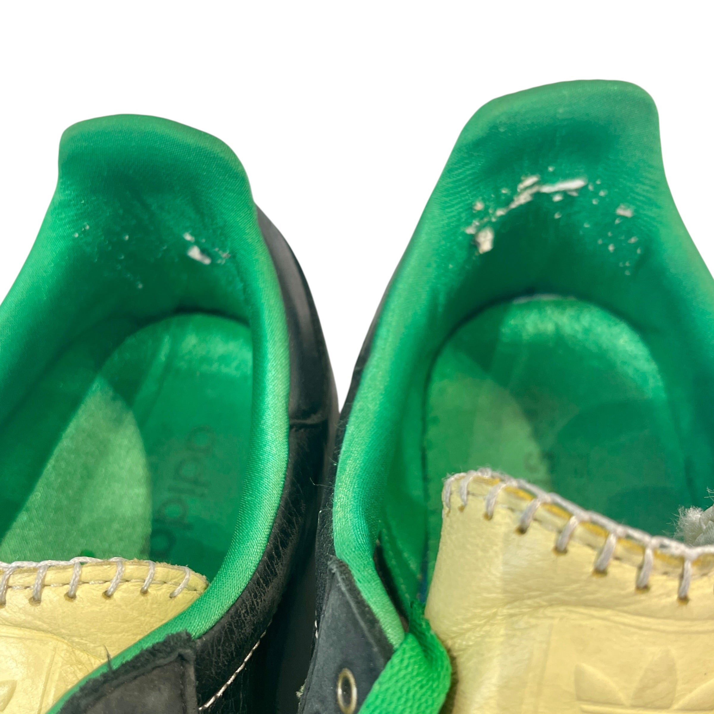adidas/WALES BONNER/Low-Sneakers/US 10/Stripe/Leather/BLK/U-Tip/SAMBAS GREEN STRIPES view 4