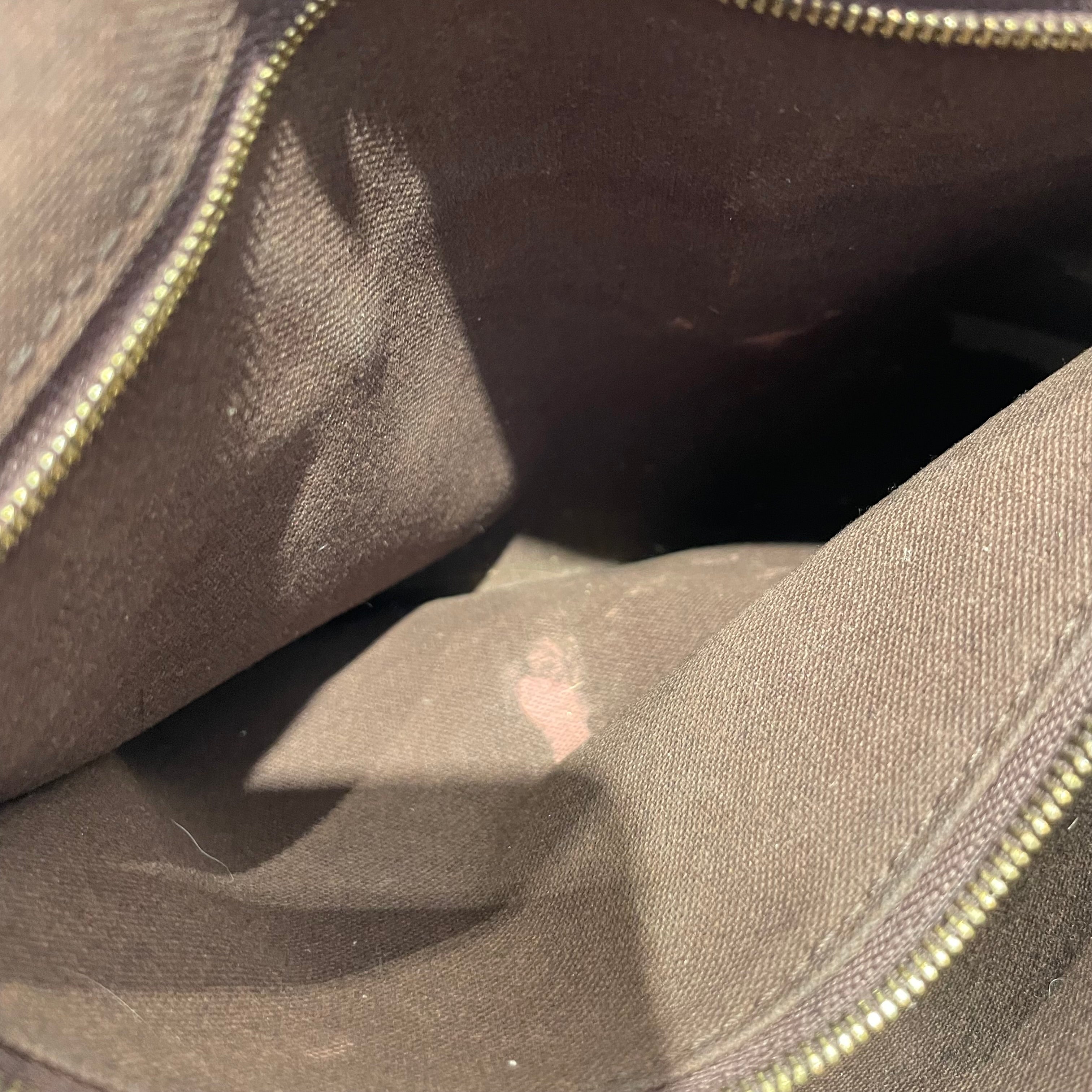 LOUIS VUITTON/Cross Body Bag/Monogram/Leather/BRW/Louis Vuitton  Menilmontant PM view 5