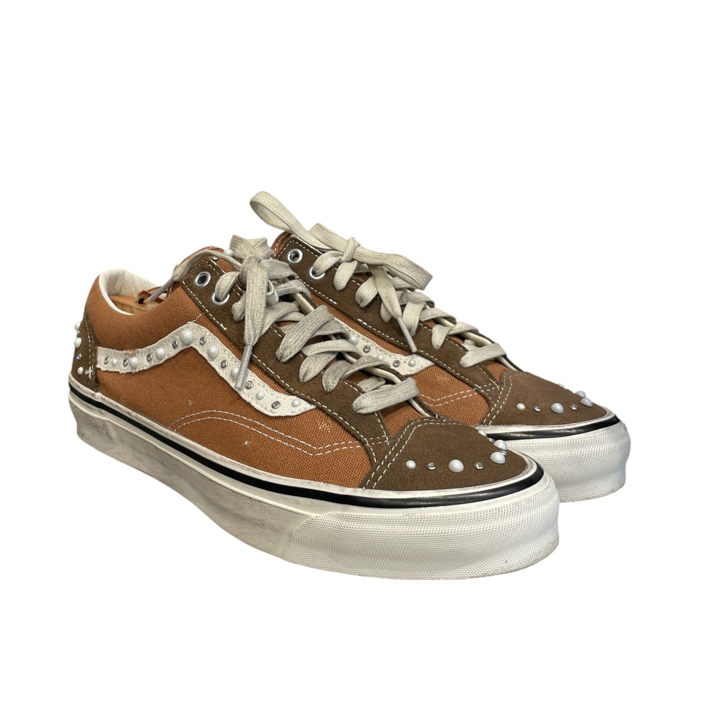 VANS/Low-Sneakers/US 10/Cotton/BRW/VANS PEARLIZED view 2