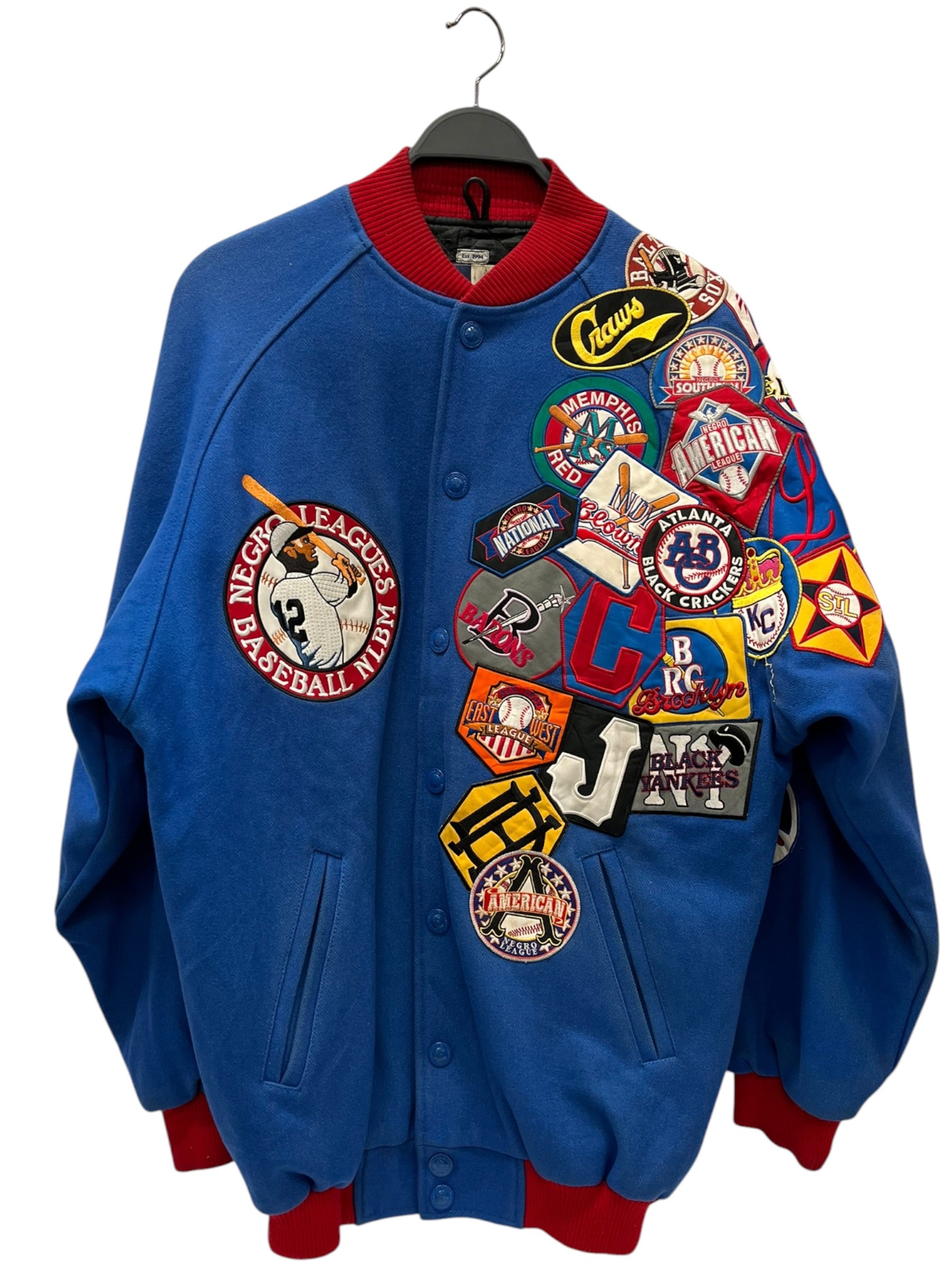 NO BRAND/Baseball Jkt/Navy/Polyester/ view 1