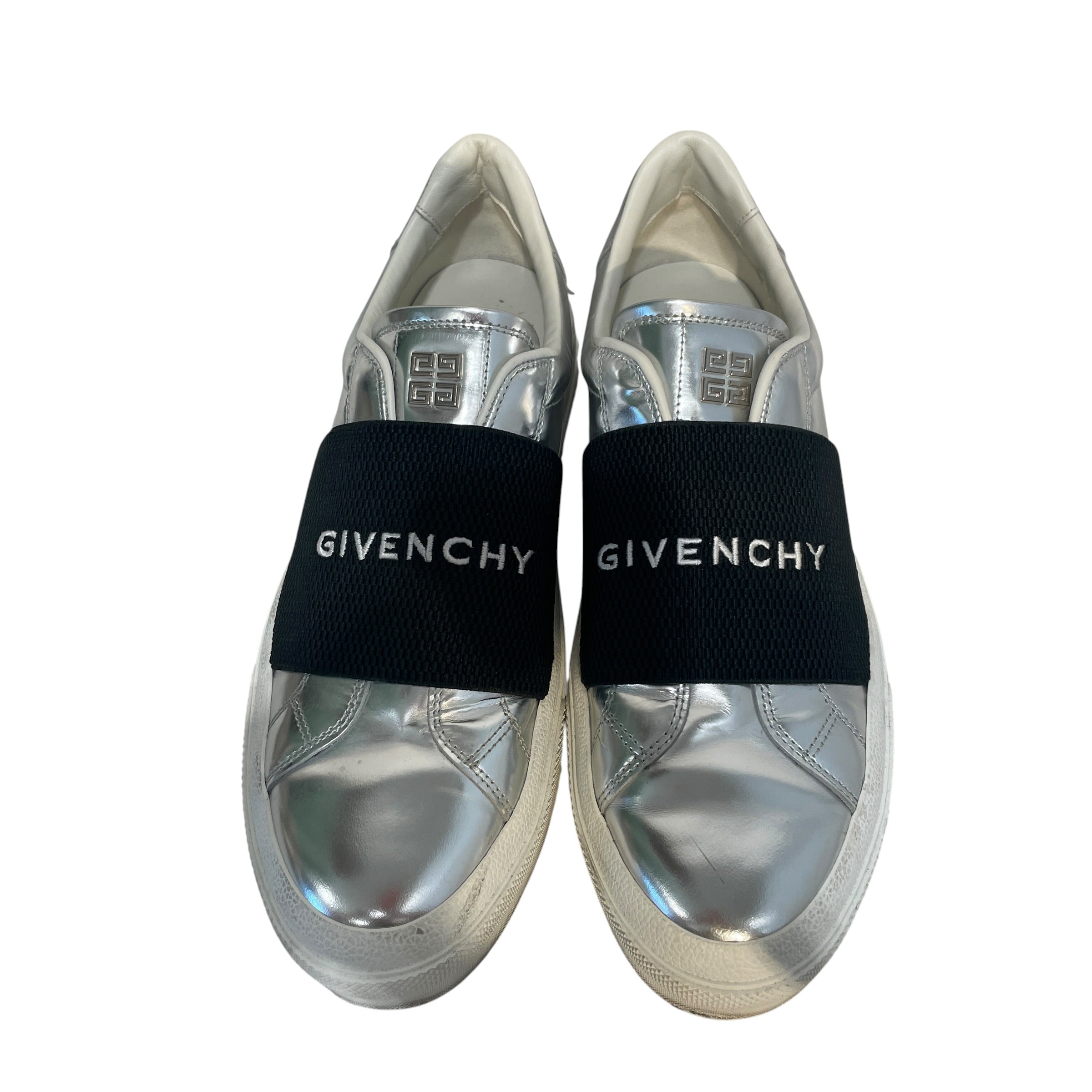 GIVENCHY/Low-Sneakers/EU 42/SLV/City Court Metallic view 3