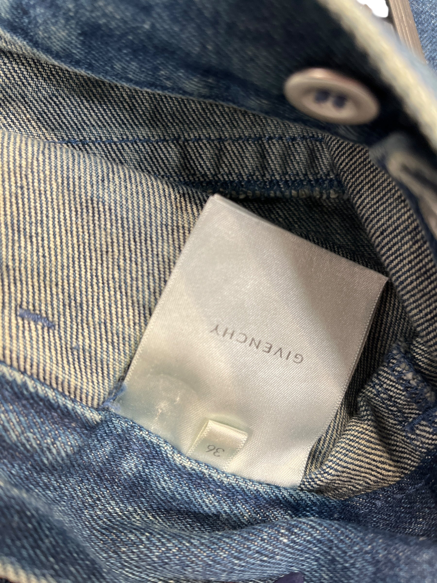 GIVENCHY/Cargo Pants/36/Denim/BLU/ZIPPER CARGOS view 3