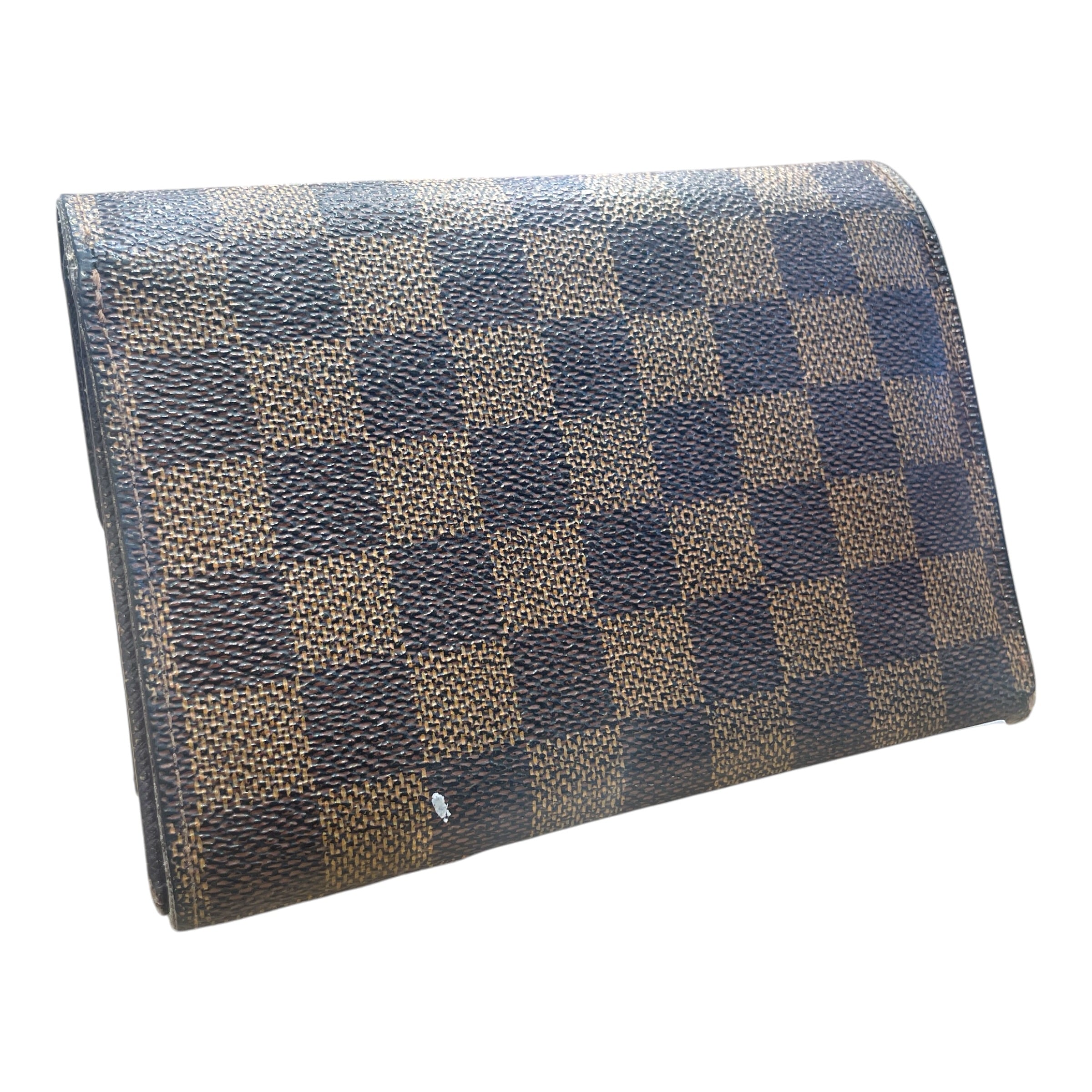 LOUIS VUITTON/Bifold Wallet/Monogram/Leather/BRW/M's/Ebene Porte Tresor Etui Papier view 2