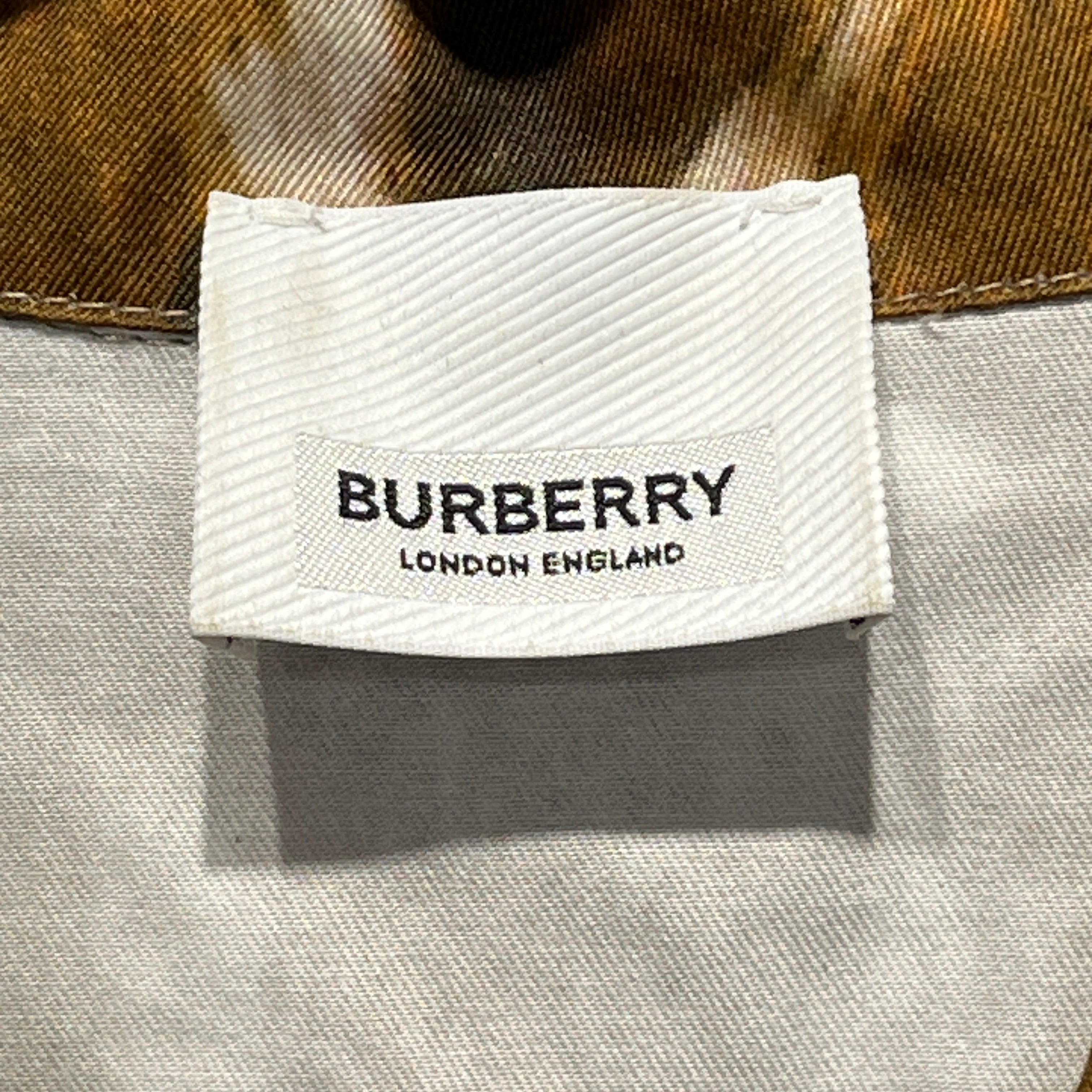 BURBERRY/Polo Shirt/6/Cotton/MLT/All Over Print/fawn deer print 1/4 zip view 3