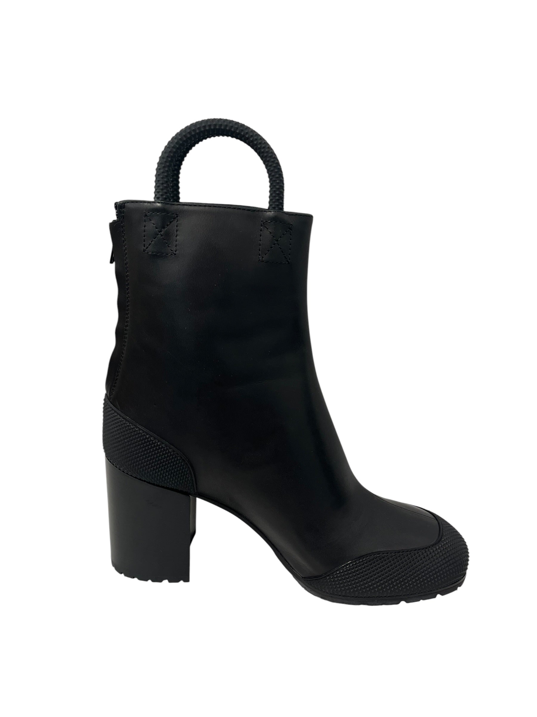 RANDOM IDENTITIES/Booties/EU 41/Leather/BLK/ANKLE HANDLES SPIKES view 4