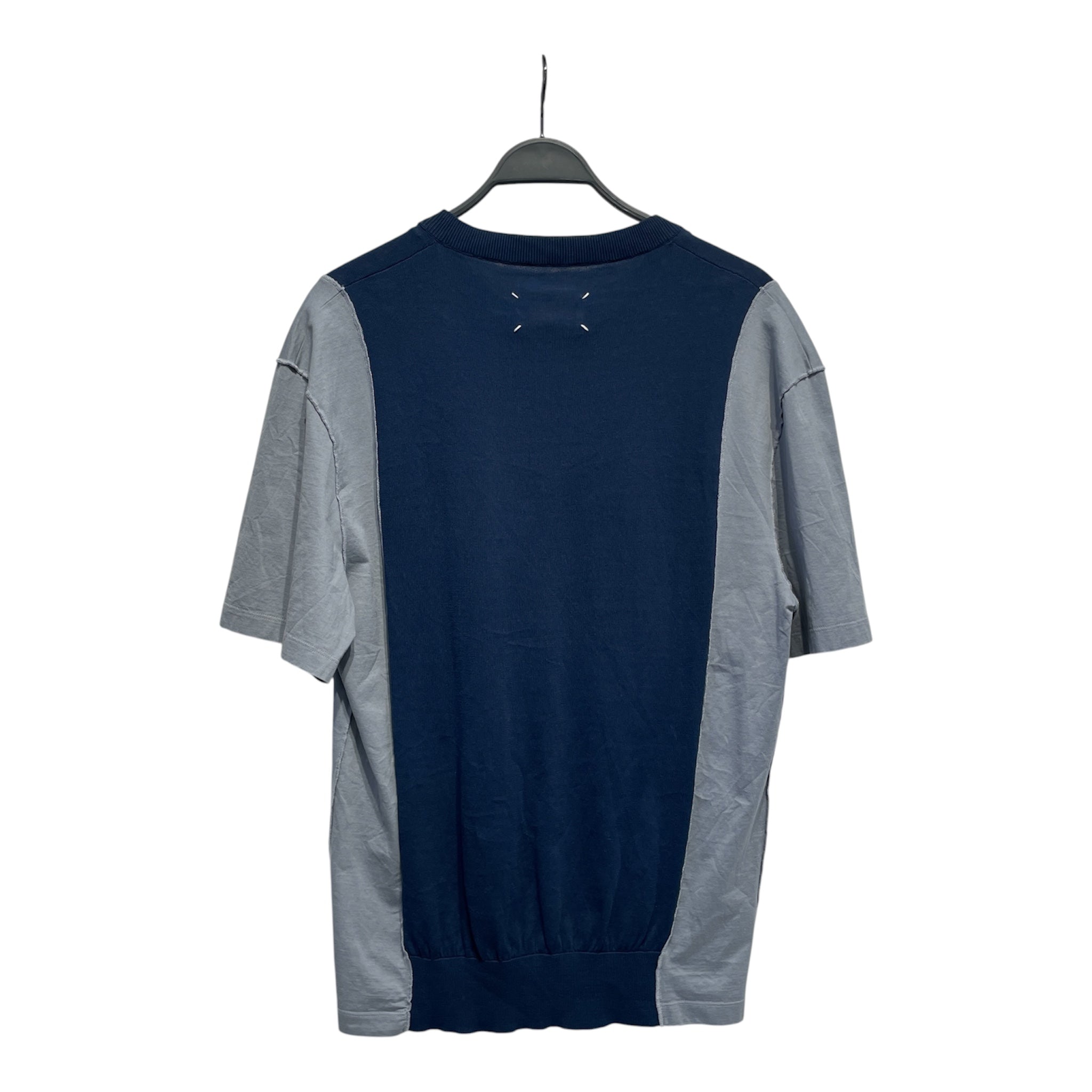 Maison Margiela/T-Shirt/XL/Cotton/NVY/DOUBLE V-NECK view 2