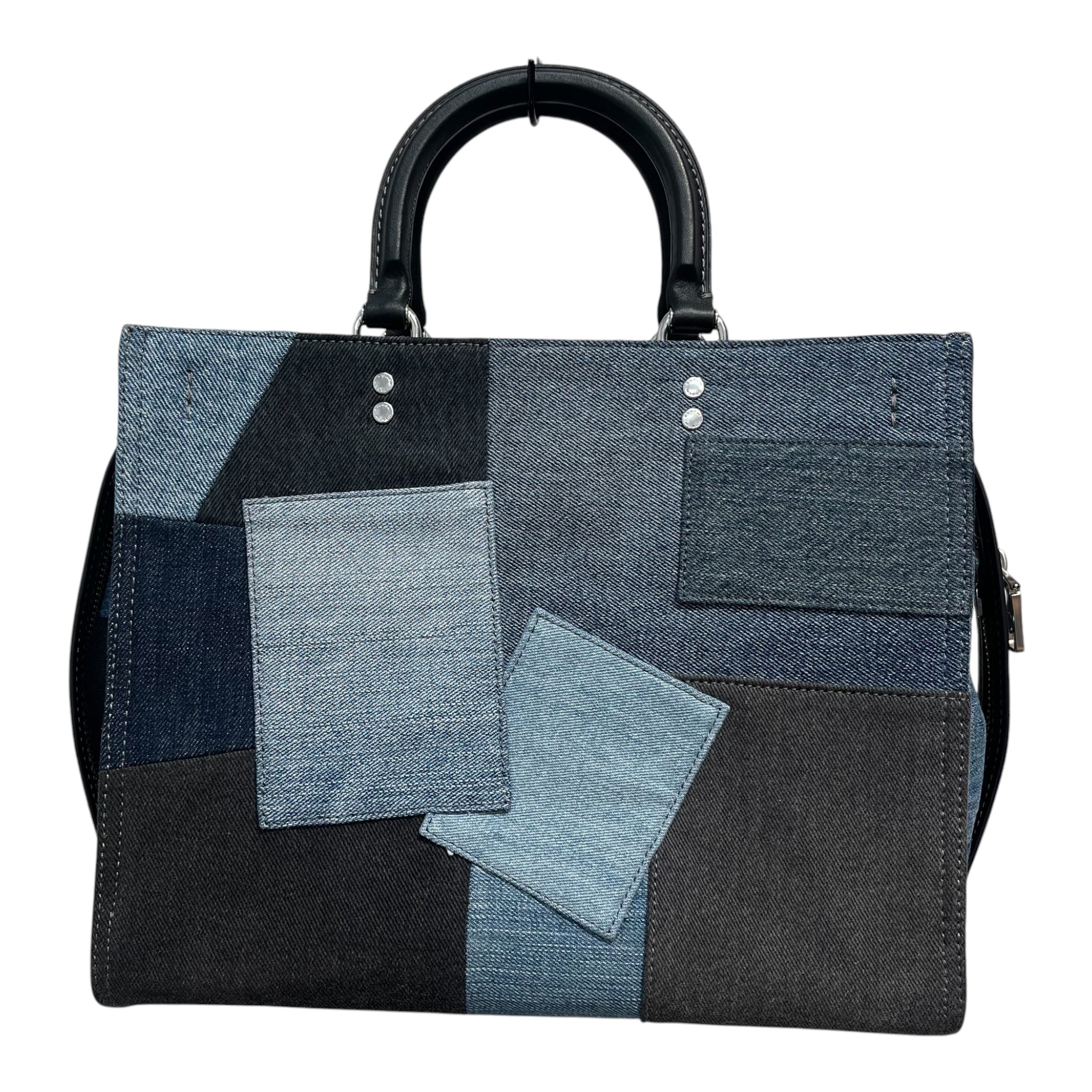 COACH/Bag/All Over Print/Leather/BLU/TOP HANDLE BAG view 6