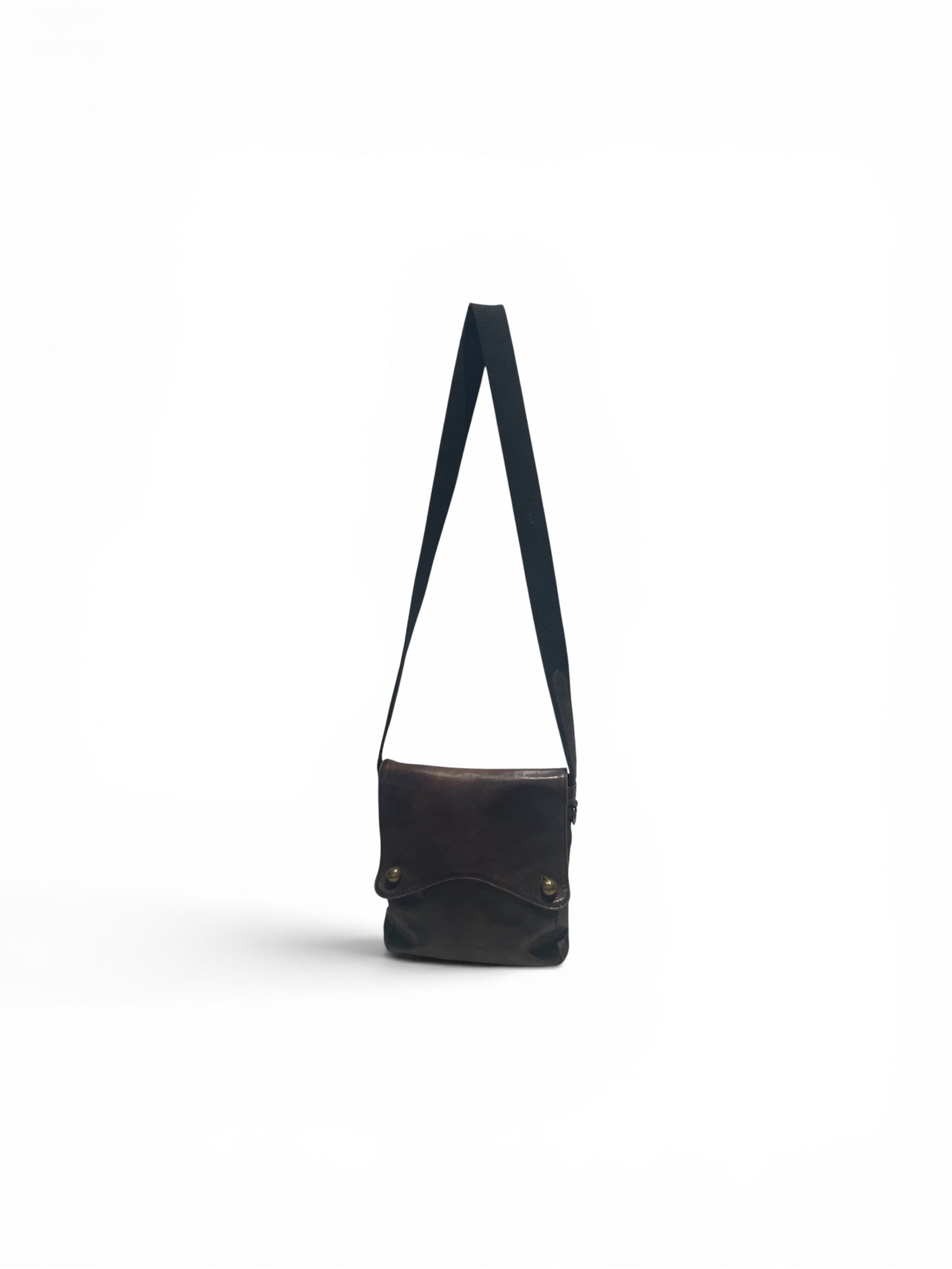 DRIES VAN NOTEN/Cross Body Bag/Leather/BRW/Dries Van Noten Crossbody view 1