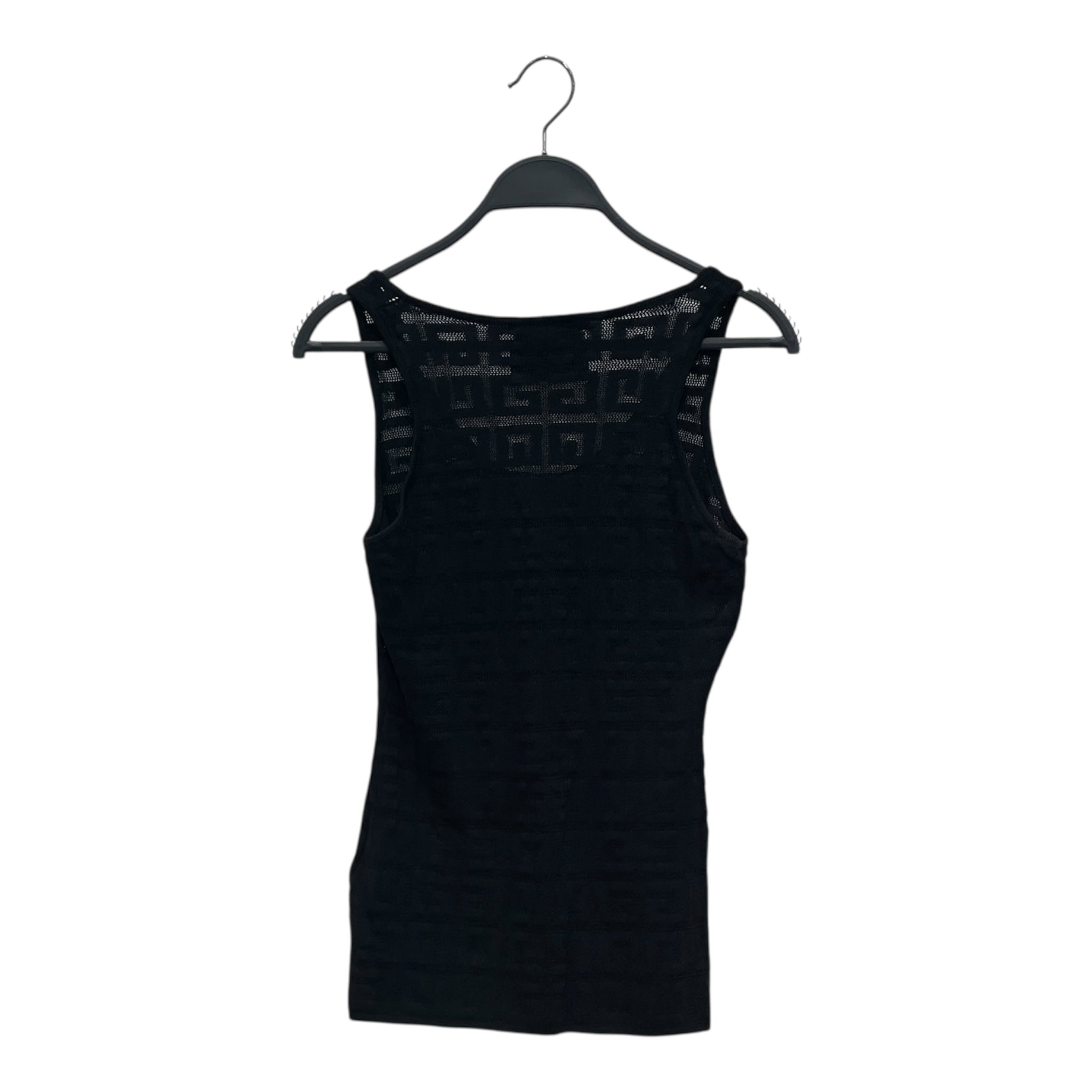 GIVENCHY/SL Blouse/M/Monogram/BLK/MESH VICOSE TANK TOP view 1