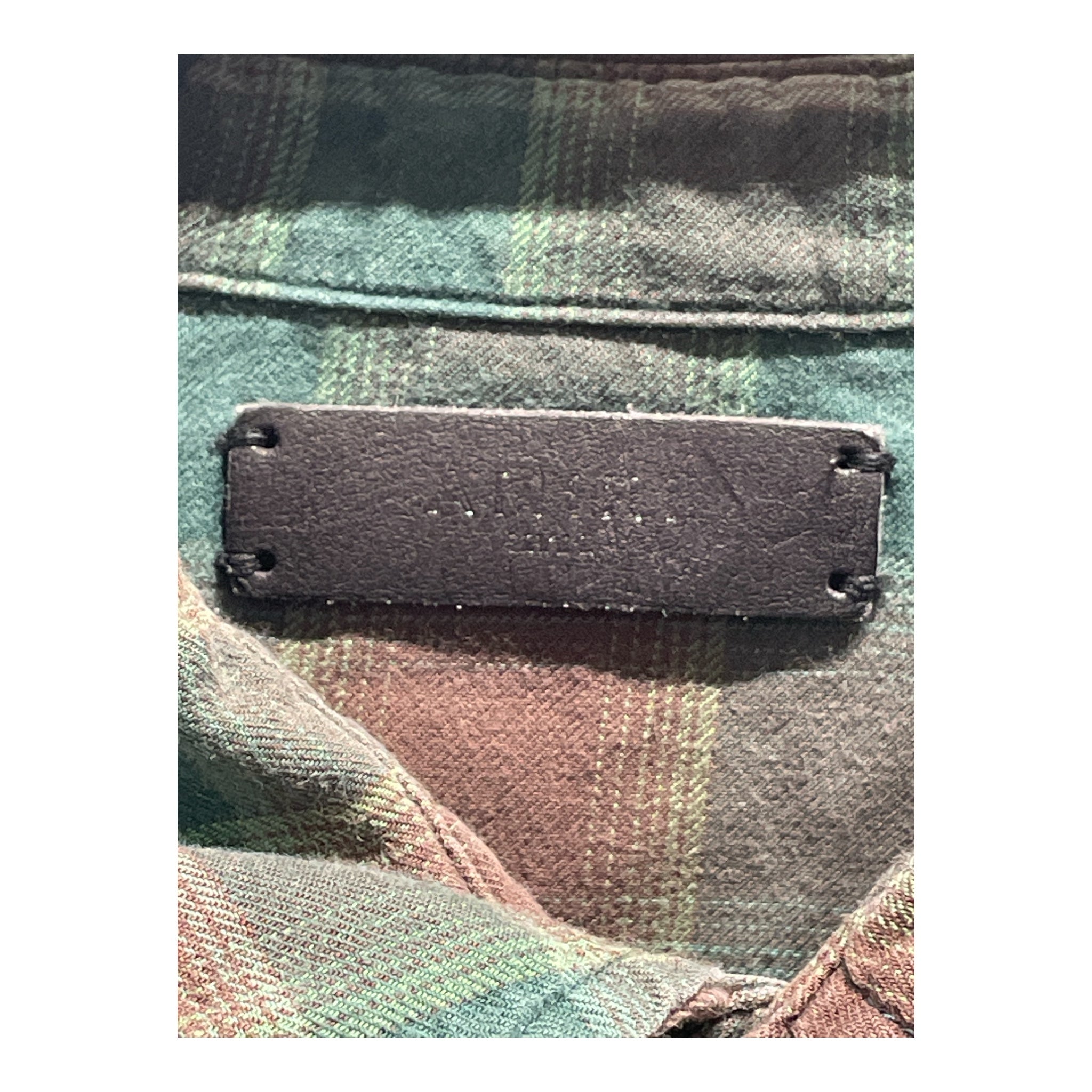AMIRI/LS Shirt/36/Cotton/GRN/Plaid/two tone plaid view 3