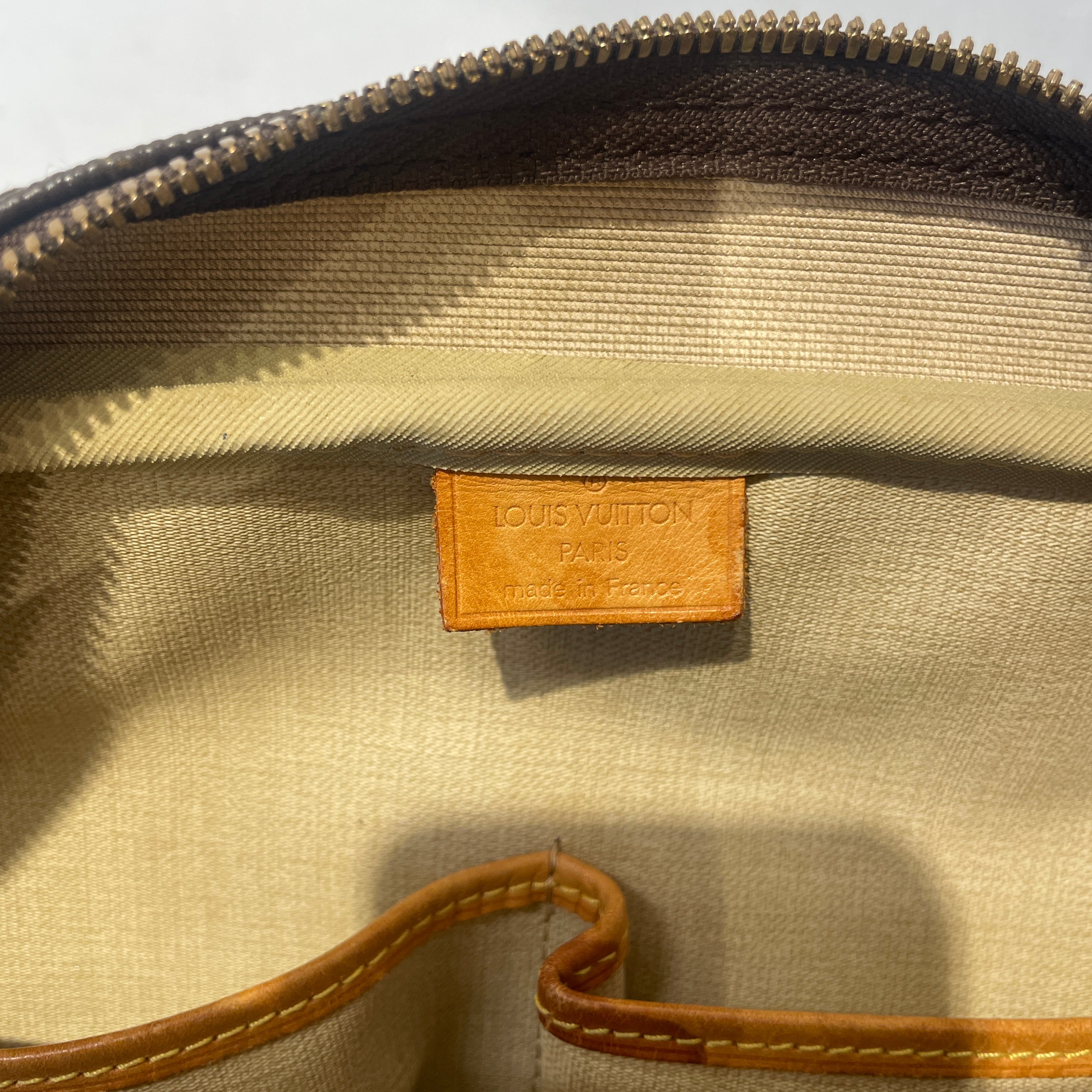 LOUIS VUITTON/Hand Bag/Leather/BRW/DEAUVILLE view 3
