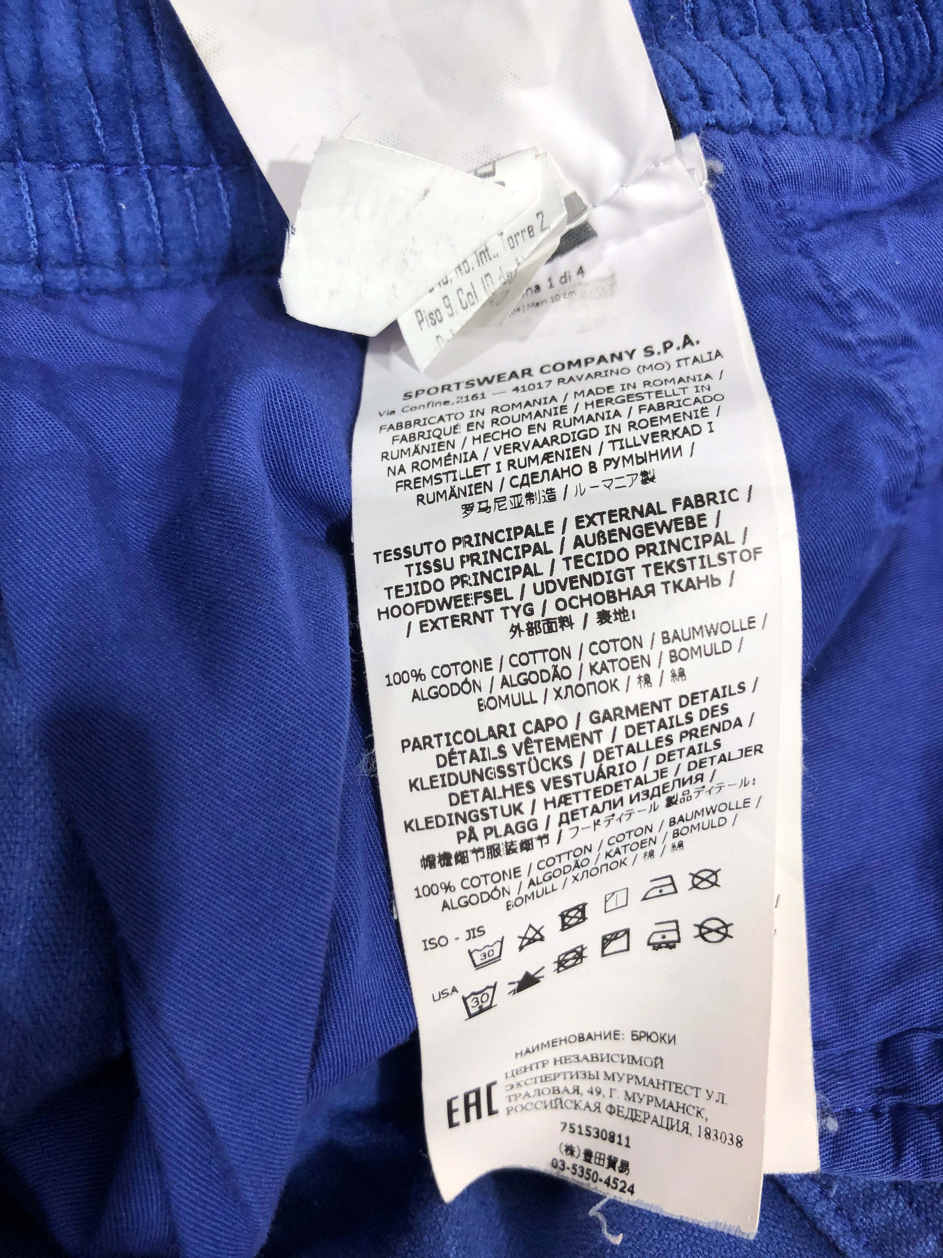 STONE ISLAND/Pants/32/Corduroy/BLU/ view 5