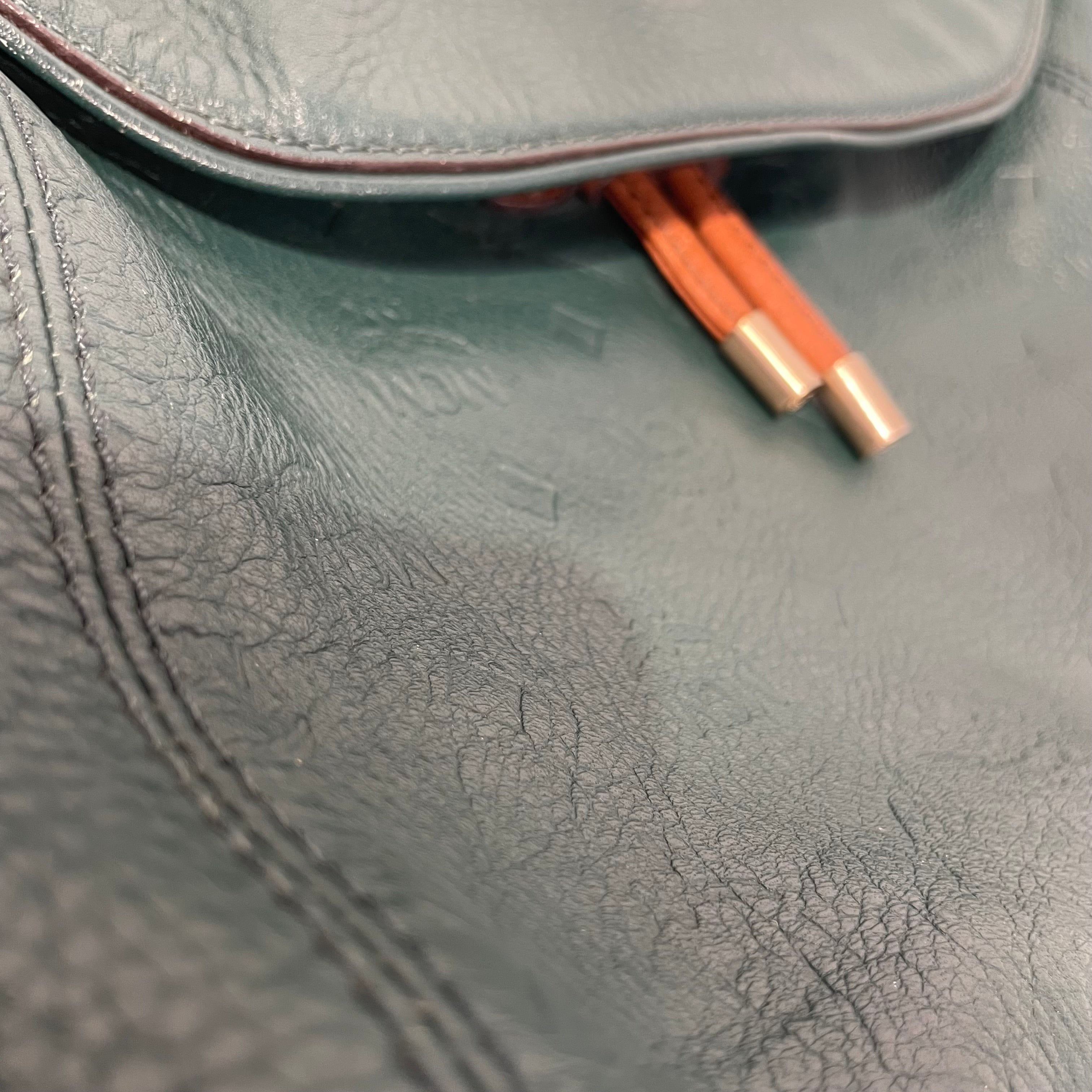 MCM/Cross Body Bag/Monogram/Leather/GRN/Q5953 view 6