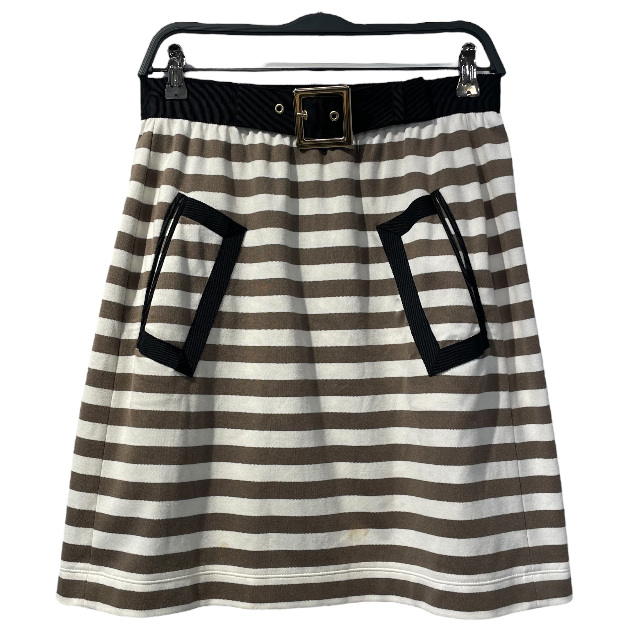 MOSCHINO/Skirt/42/Cotton/MLT/GOLD BUCKLE view 1