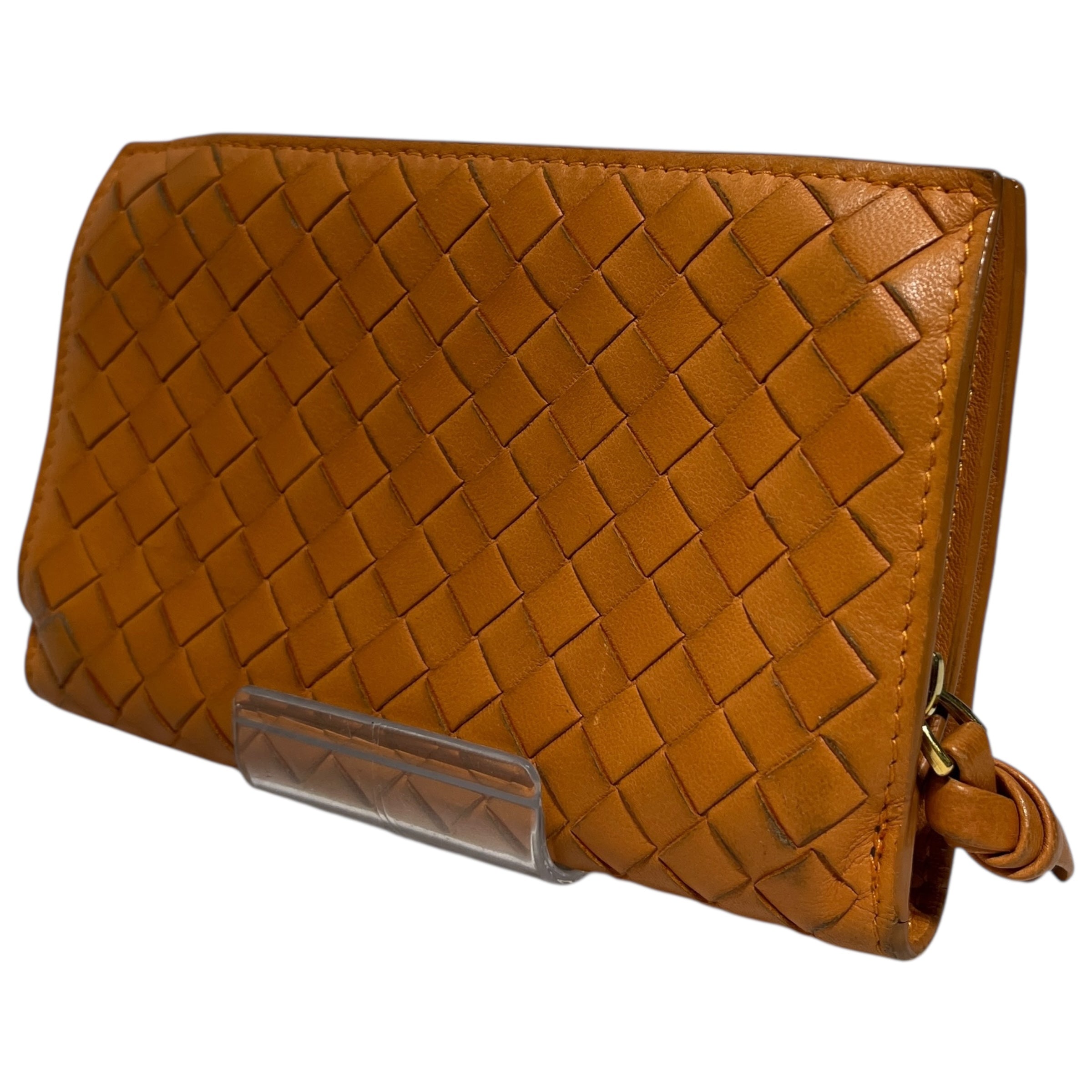 BOTTEGA VENETA/Bifold Wallet/Leather/ORN/Quilted Bifold w/ Coin Pouch view 1