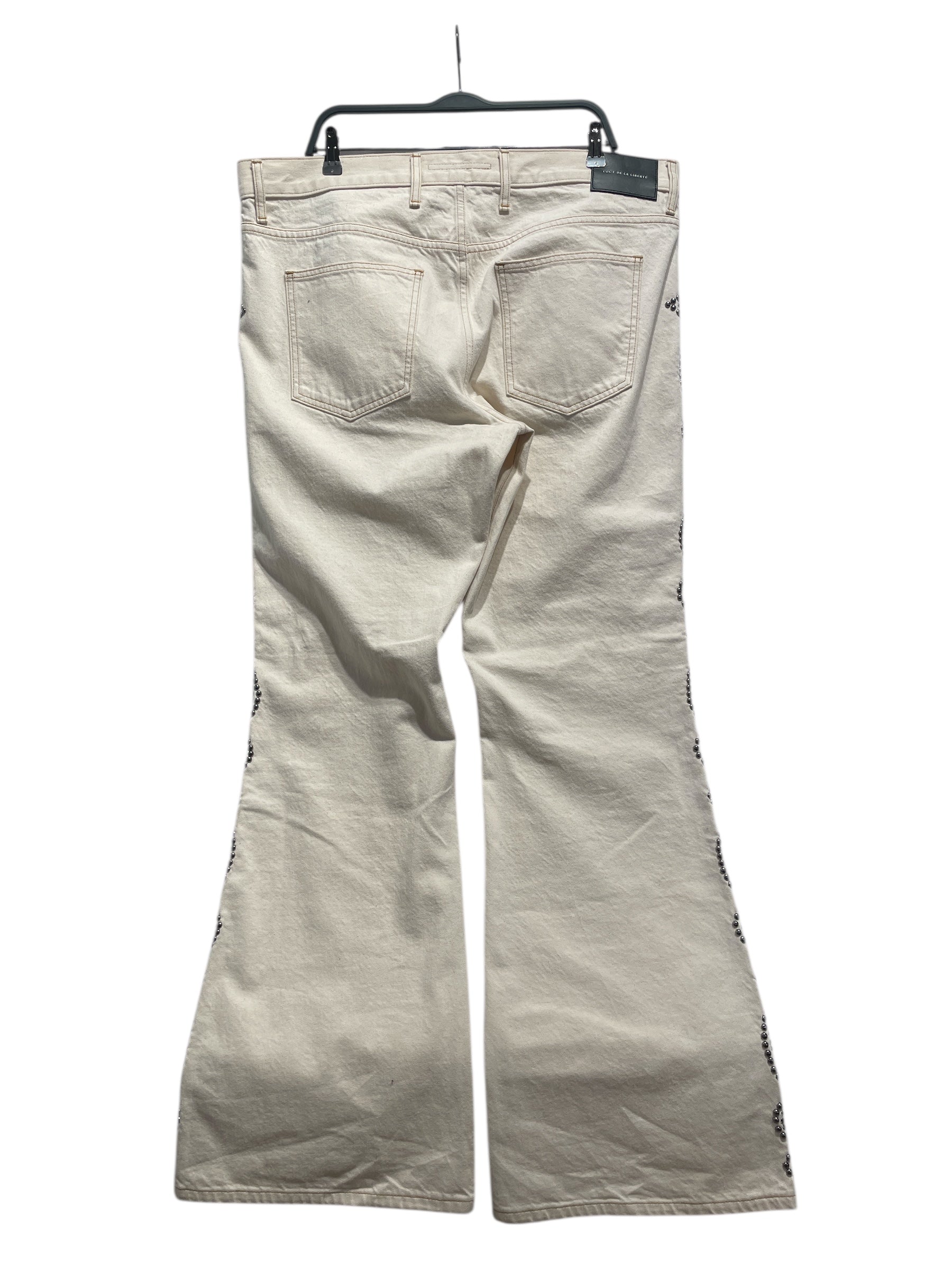 COUT DE LA LIBERTE/Pants/38/Cotton/WHT/All Over Print/ view 2
