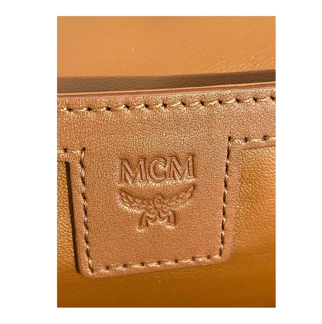 MCM/Backpack/Monogram/Leather/BLK/STUDDED SIDE POCKETS view 5