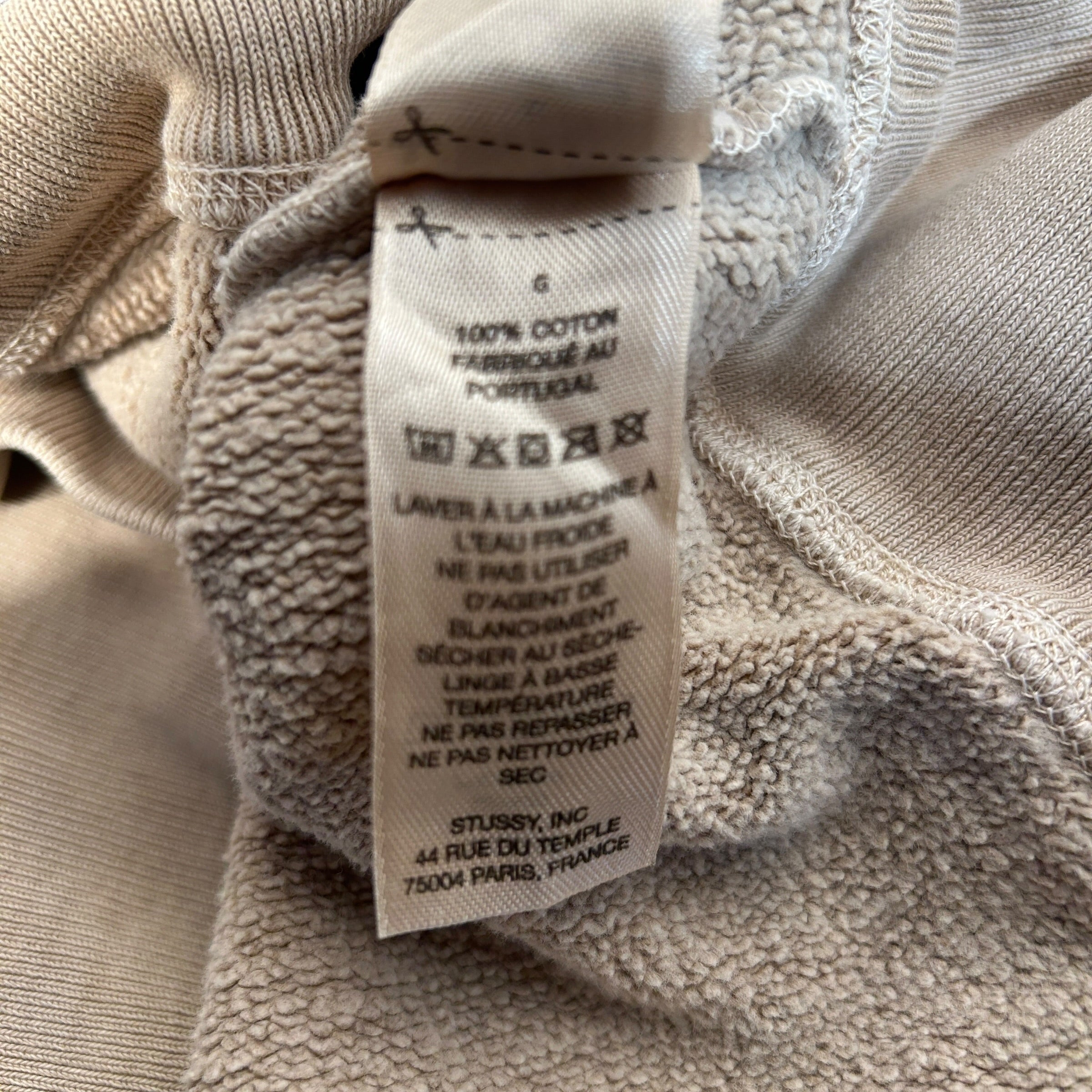 STUSSY/Sweatshirt/L/Cotton/CRM/8 ball sweatshirt view 4