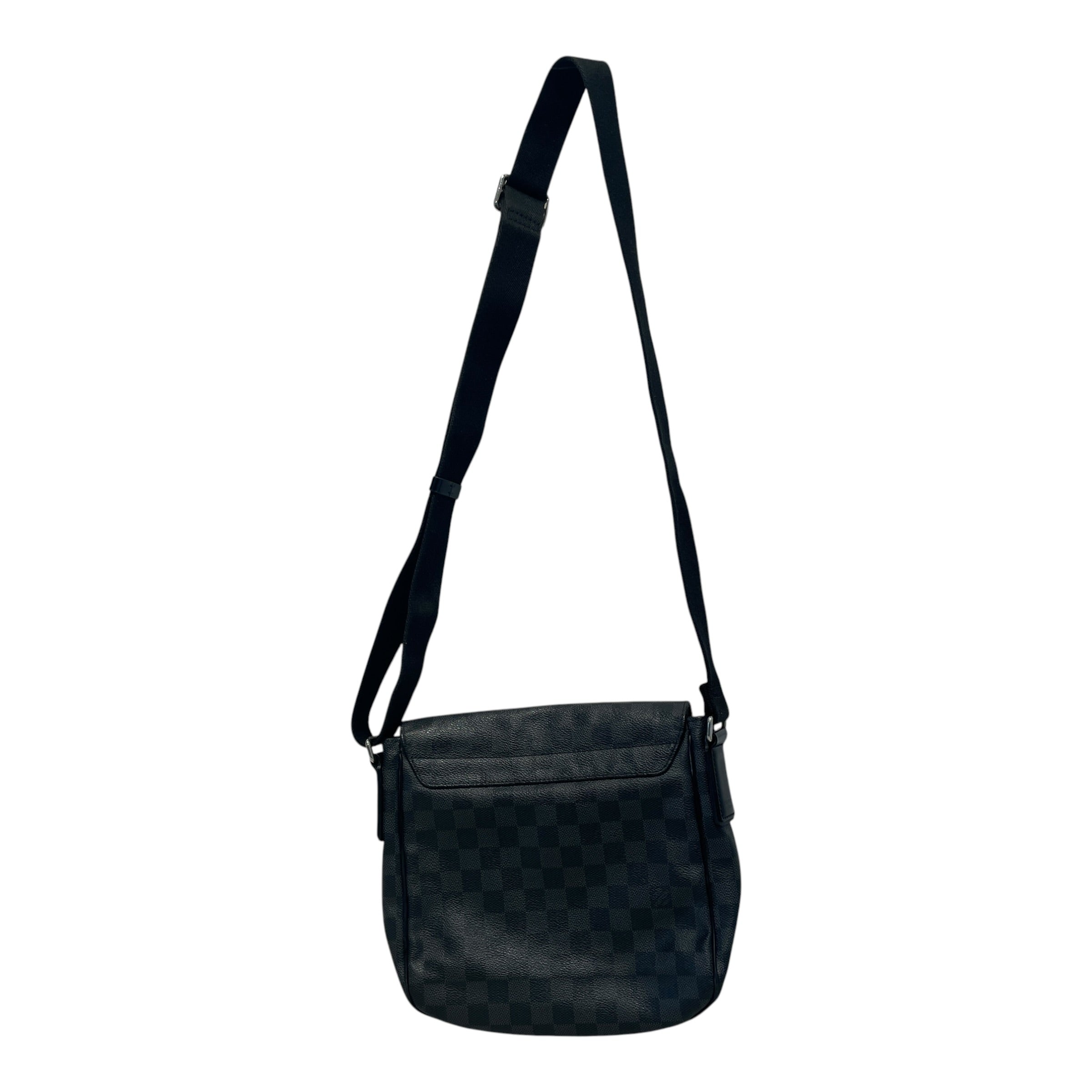 LOUIS VUITTON/Luggage/Monogram/Cotton/BLK/Graphite Canvas Messanger Bag view 2
