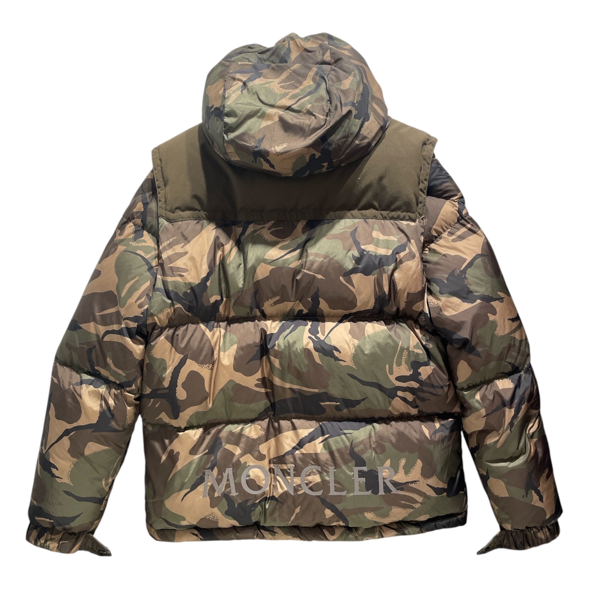 MONCLER/Puffer Jkt/3/Nylon/GRN/Camouflage/Meakan Camo Jacket view 2