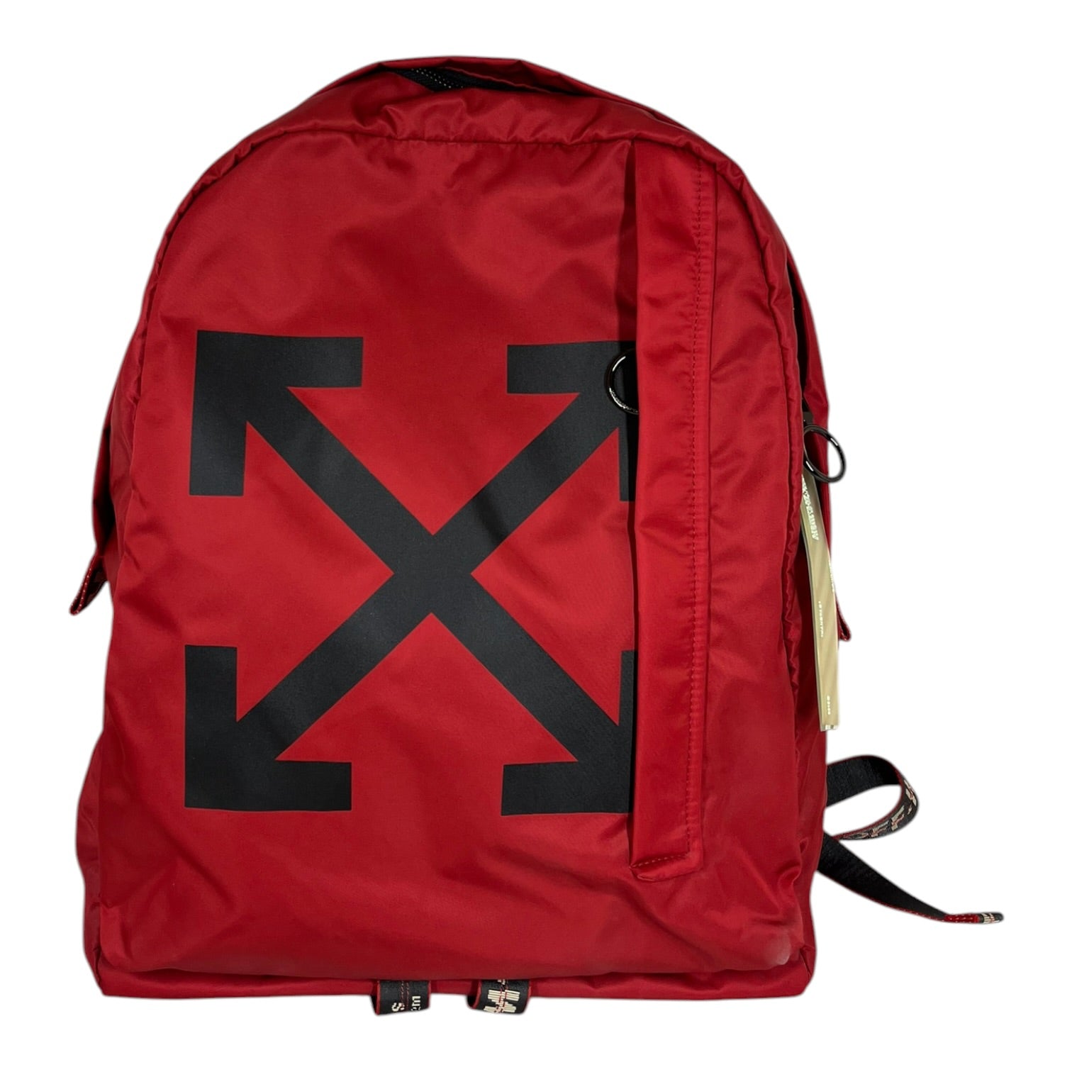 OFF-WHITE/Backpack/Nylon/RED/CROSS LOGO view 1