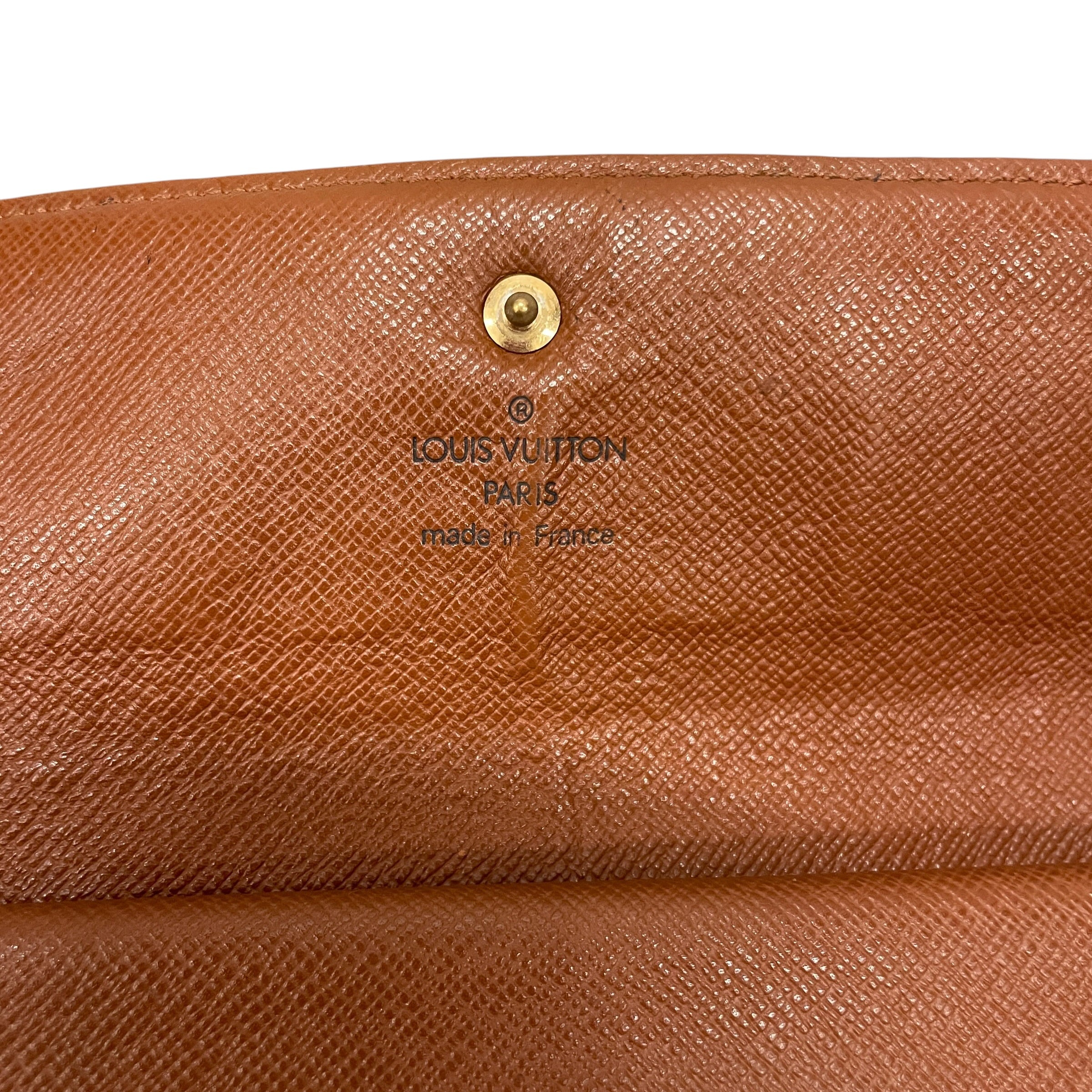 LOUIS VUITTON/Long Wallet/Monogram/Leather/BRW/L's/MONOGRAM LONG WALLET view 4