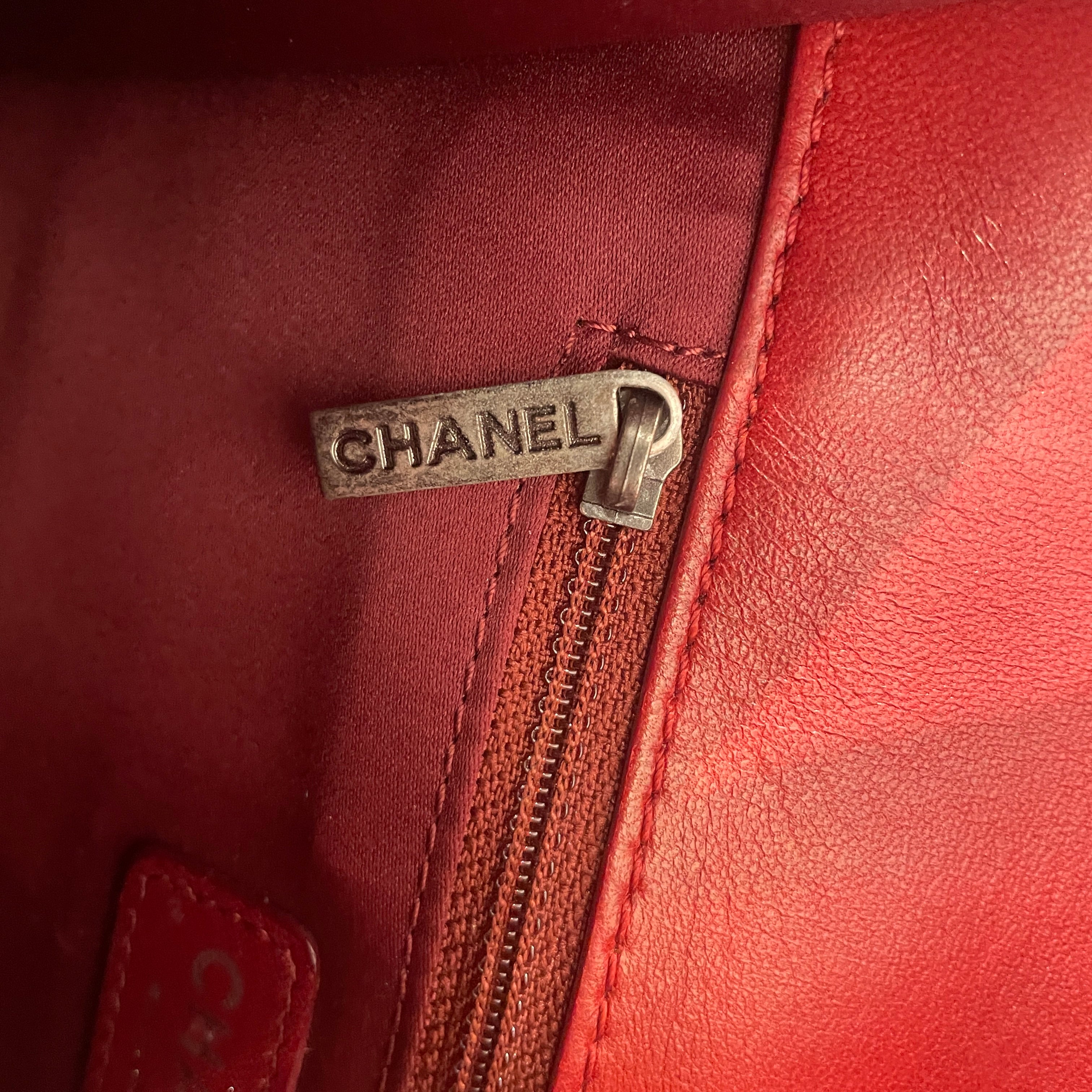 CHANEL/Cross Body Bag/Leather/BRD/QUILTED DIAMOND SMALL FLAP BAG view 5