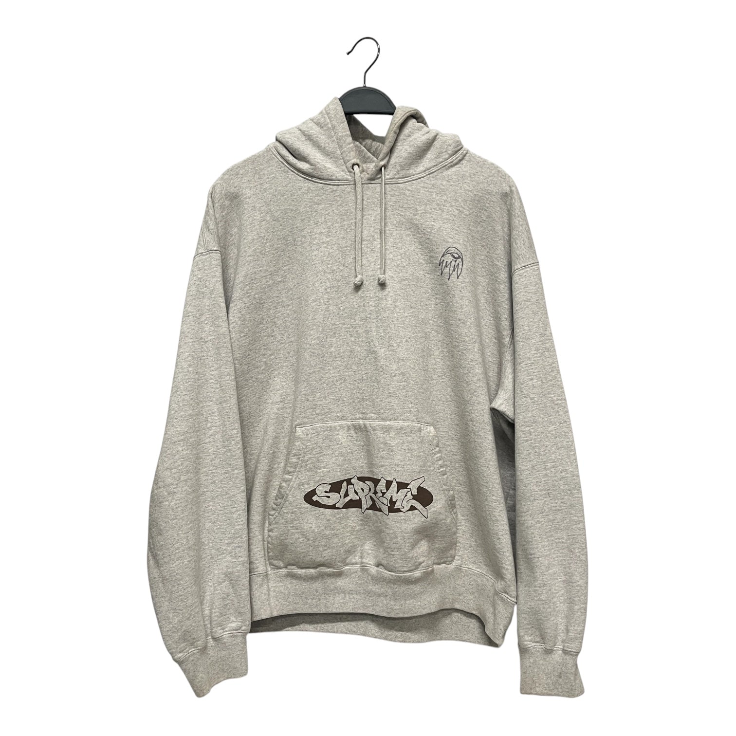 Supreme/Hoodie/XL/Cotton/GRY/NEW WORLD ORDER HOODIE view 1
