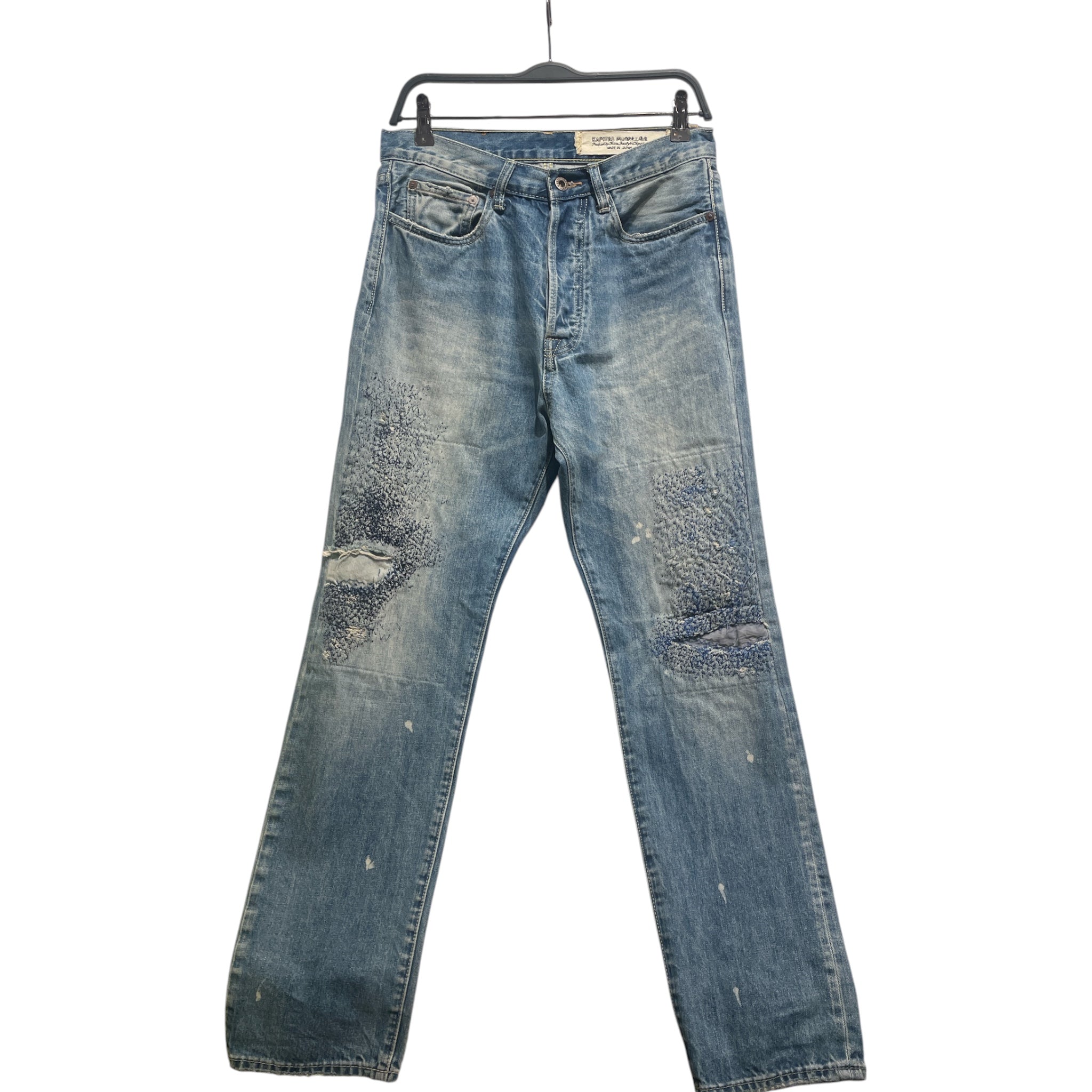 KAPITAL/Straight Pants/32/Denim/IDG/Monkey CISCO deniim view 1