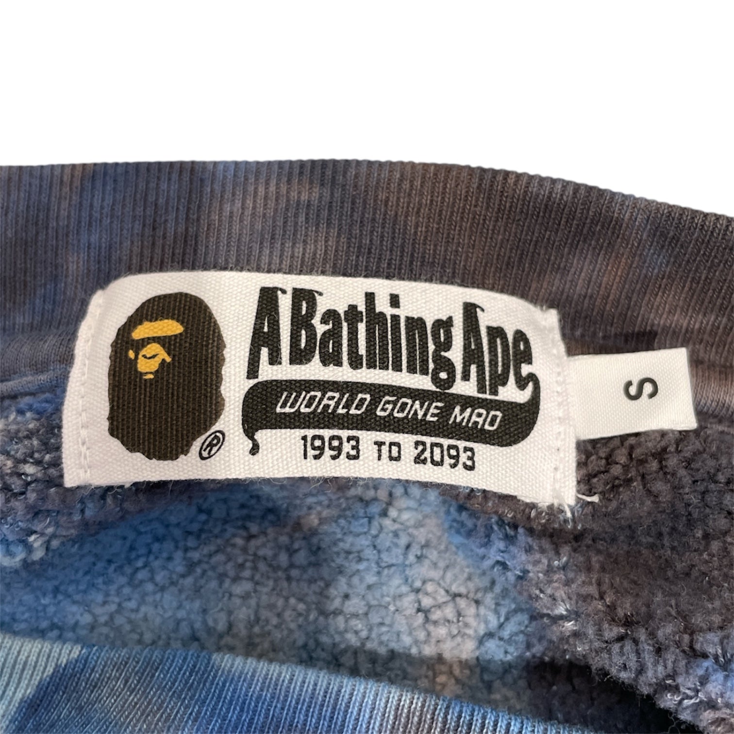 A BATHING APE/Sweater/S/Cotton/NVY/tie-dye-boombox view 3