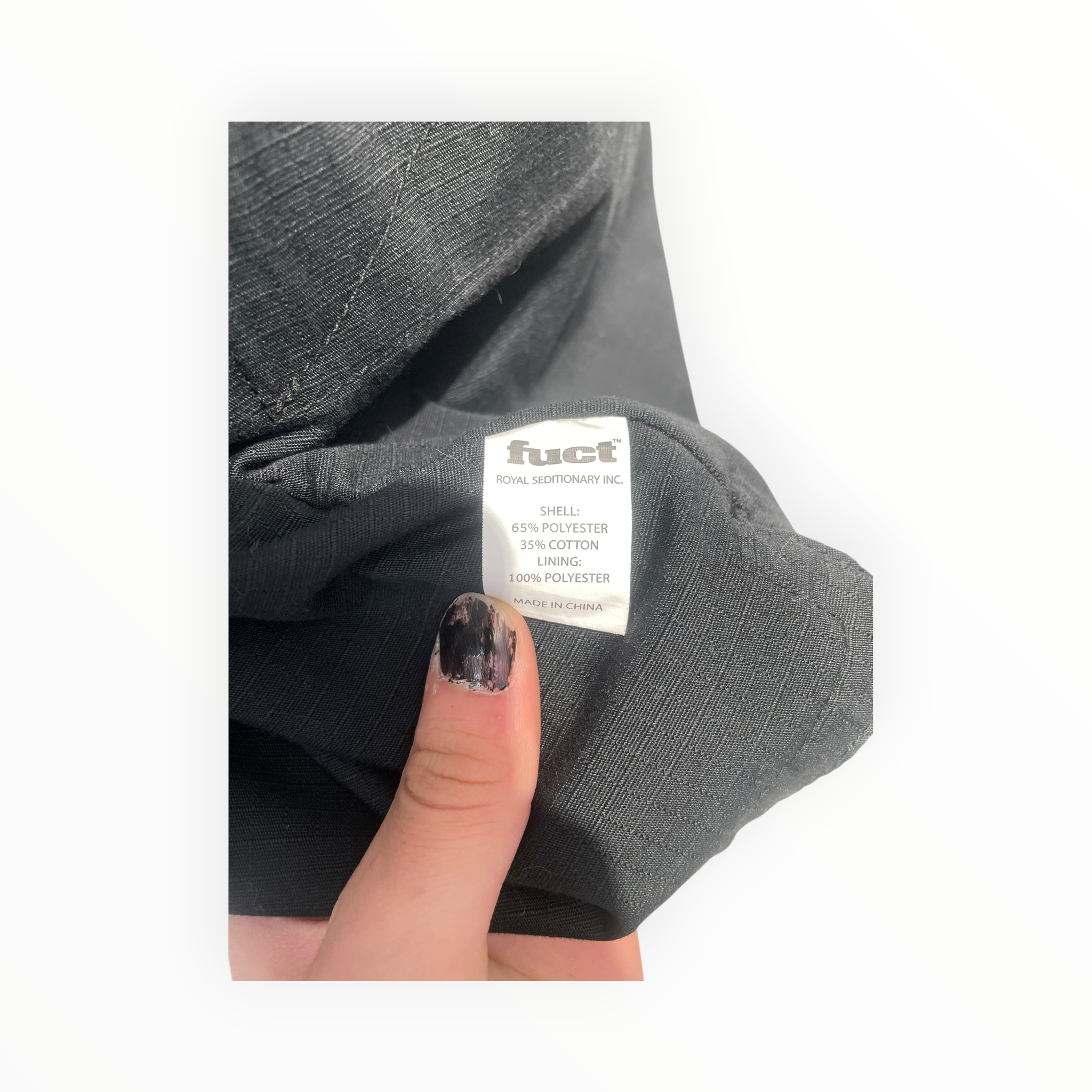 FUCT/Vest/L/Polyester/BLK/Utility/ view 4