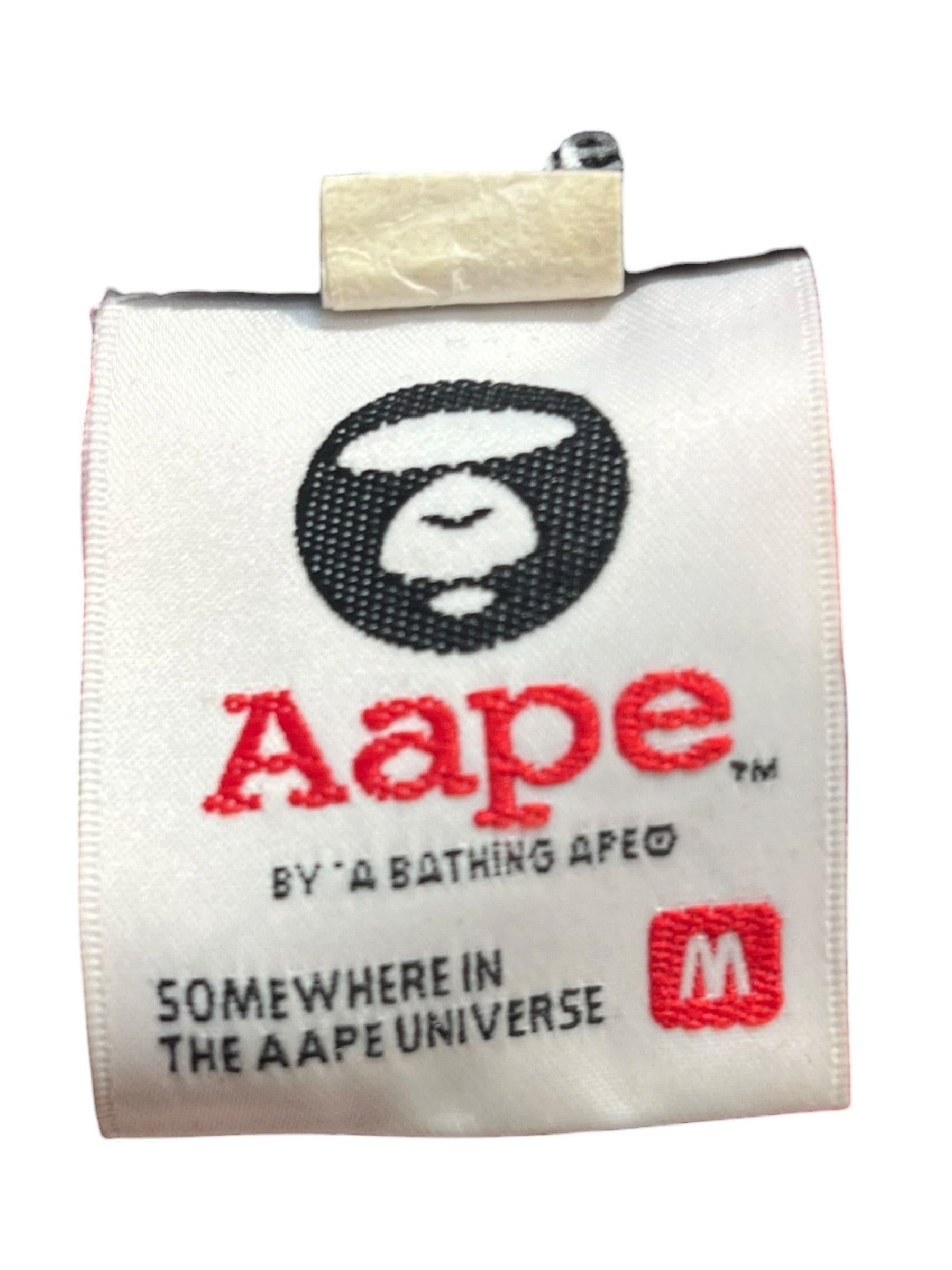 AAPE BY A BATHING APE/Sweatshirt/M/Camouflage/Cotton/RED/big white face graphic view 3