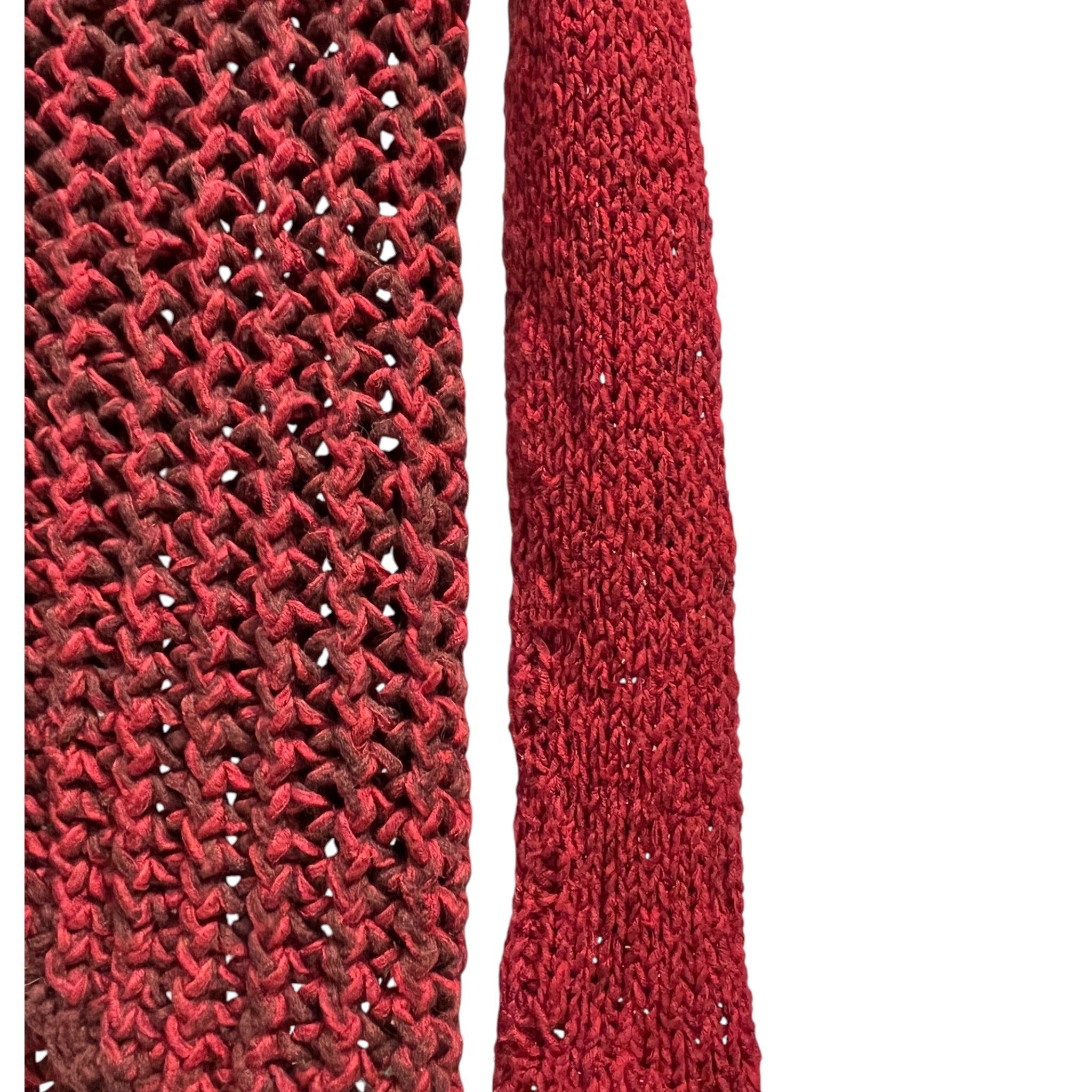 Helmut Lang/Heavy Sweater/M/Wool/RED/Turtle Neck/loose chunky knit view 3