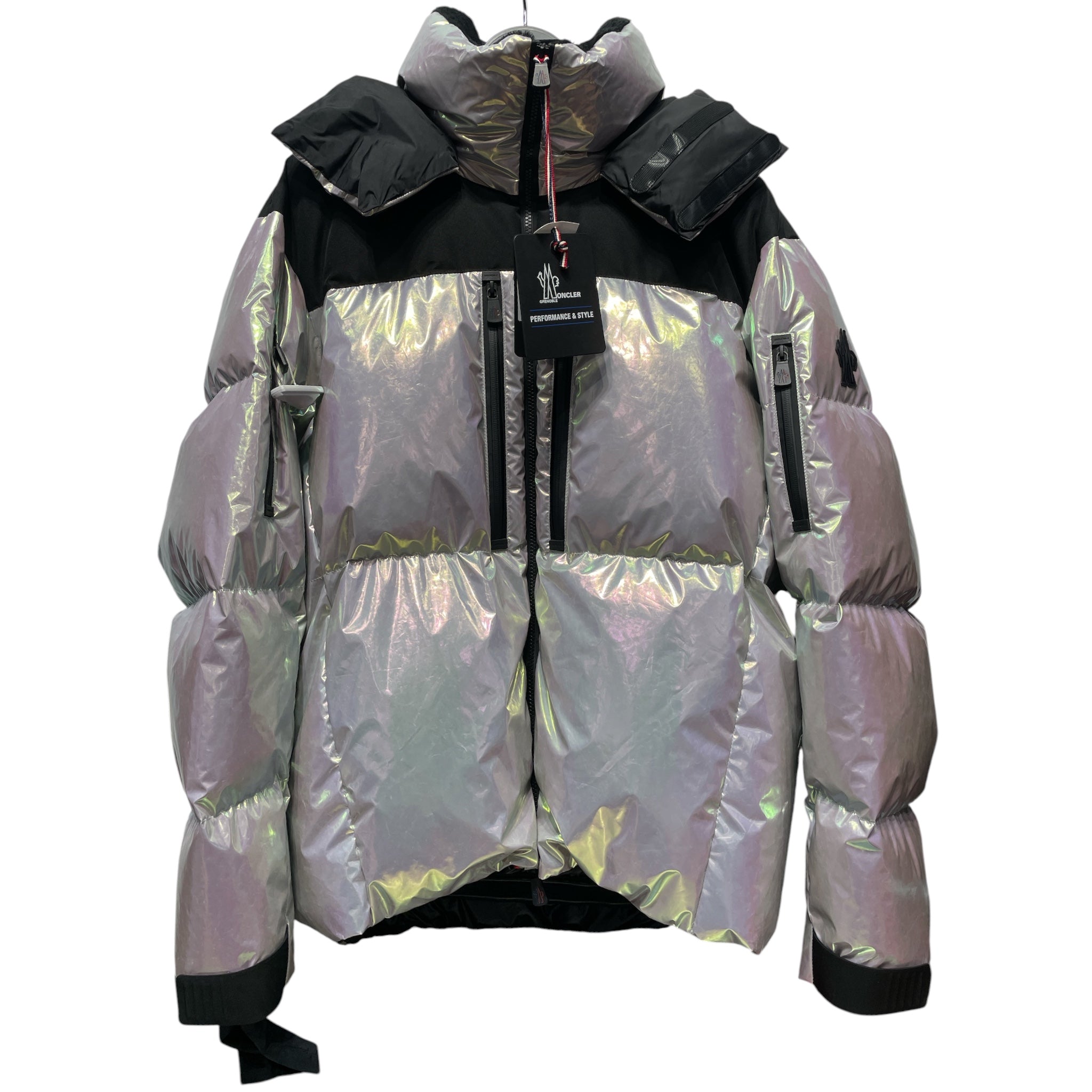 MONCLER/Puffer Jkt/5/Nylon/SLV/GRENOBLE RENNAZ view 1