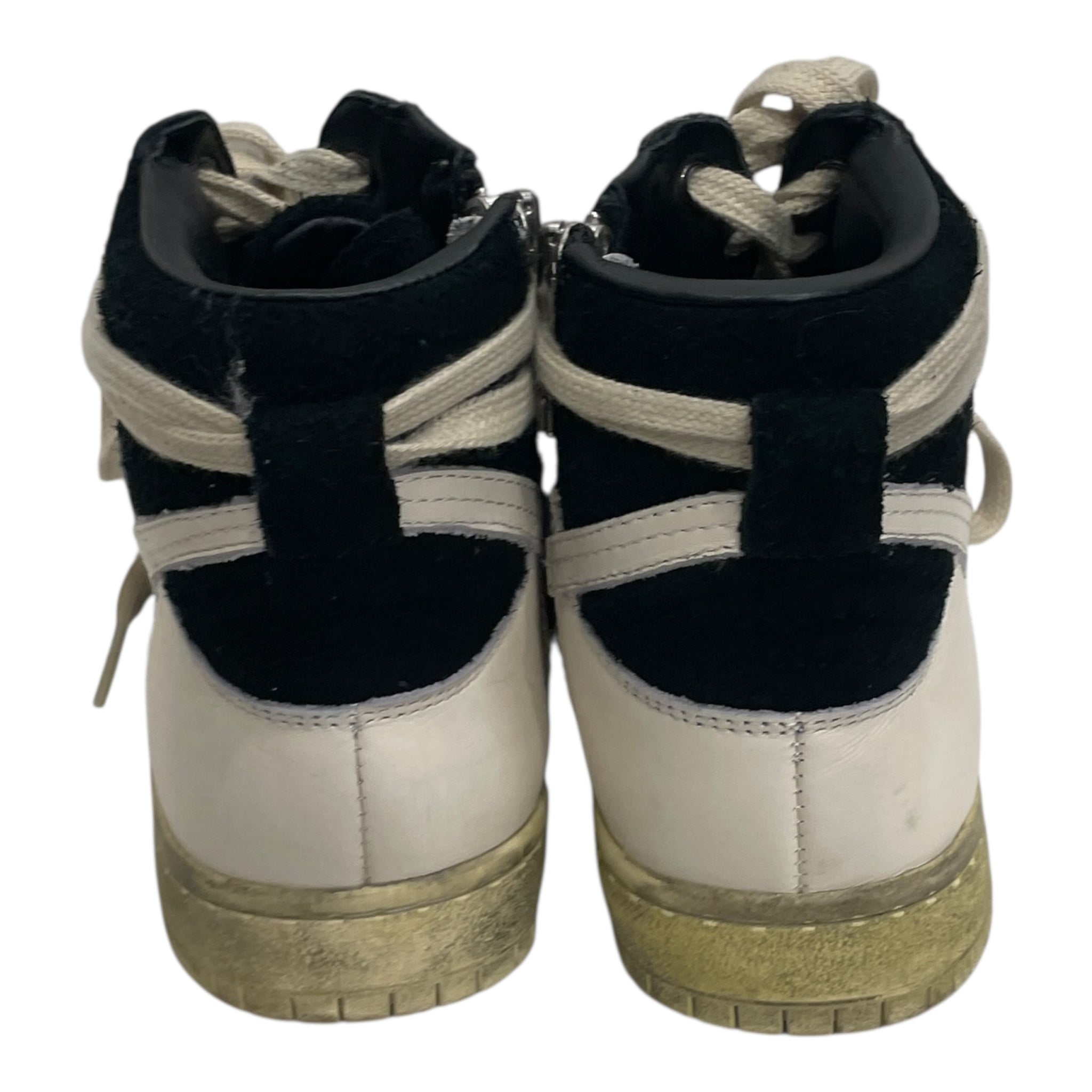 plessume/Hi-Sneakers/EU 37/Border/Cotton/WHT/"slam dunks" high view 3