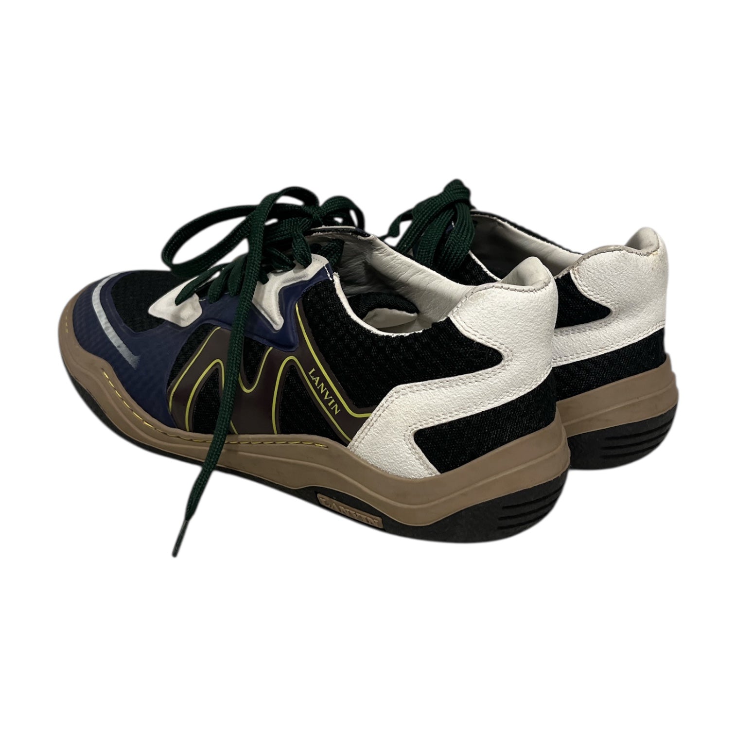 LANVIN/Low-Sneakers/US 8/Polyester/NVY/ view 2