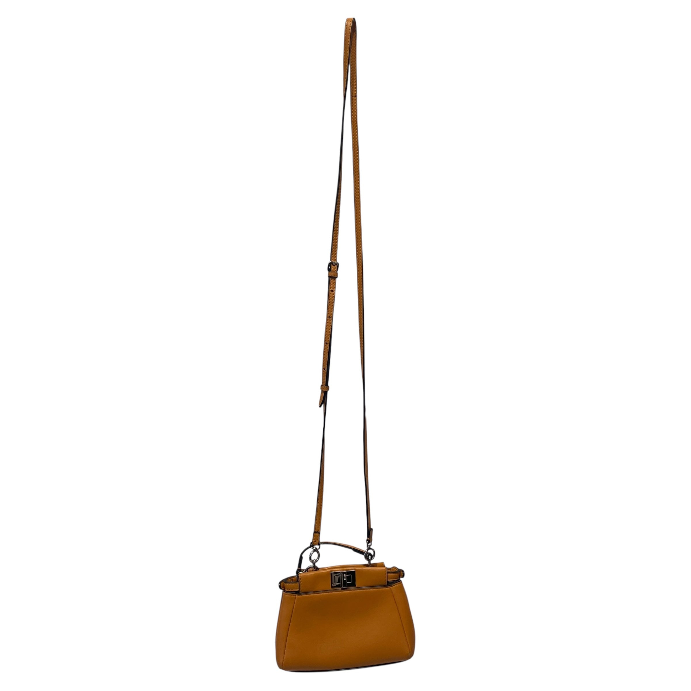 FENDI/Hand Bag/Leather/ORN/NANO PEEKABOO view 5