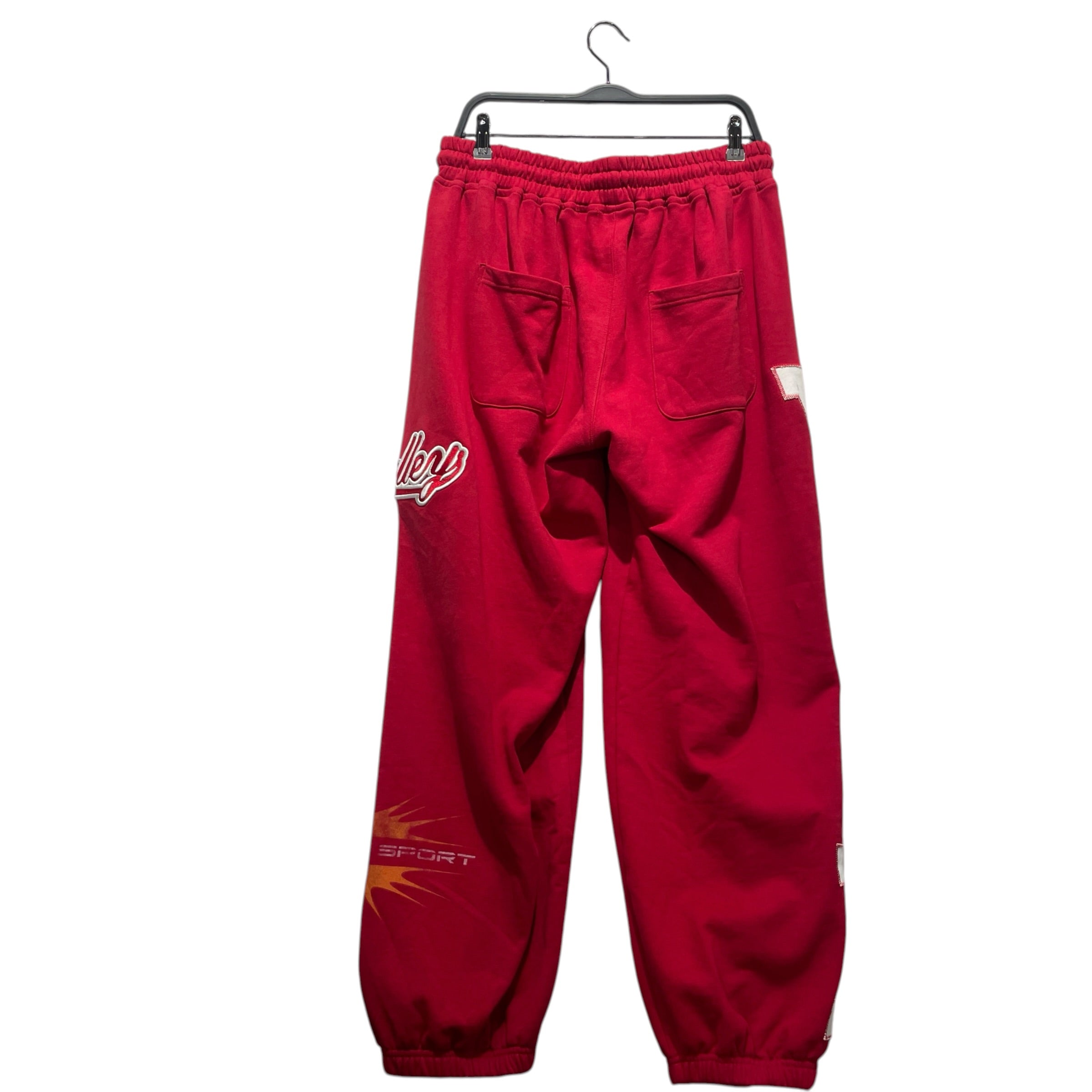 Vale/Straight Pants/M/Cotton/RED/ view 2