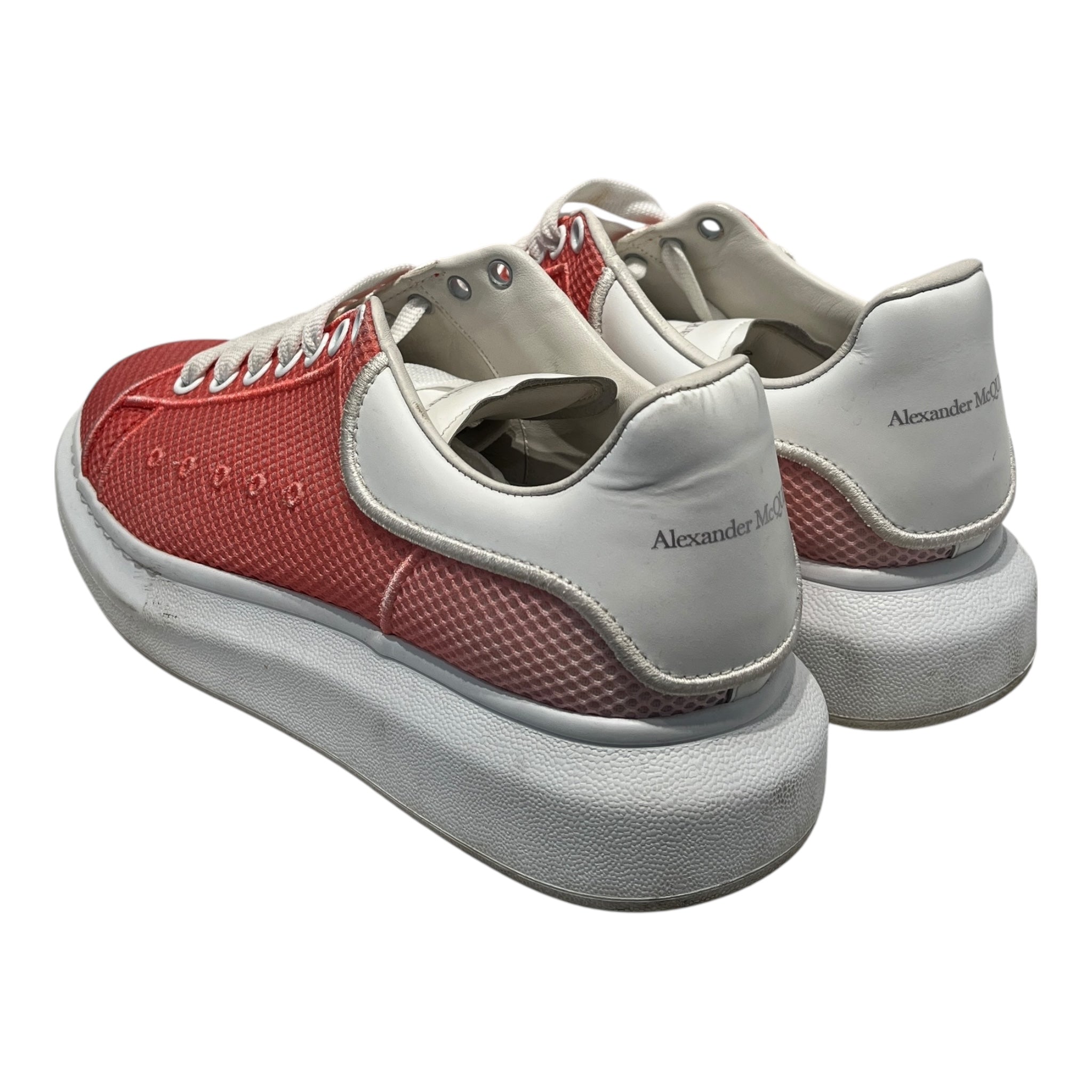 Alexander McQueen/Low-Sneakers/US 10/Leather/WHT/ALEXANDER MCQUEEN PINK view 2